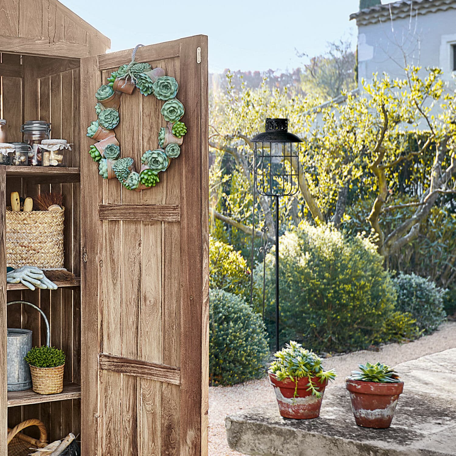 Lantaarn op zonne-energie Nistos