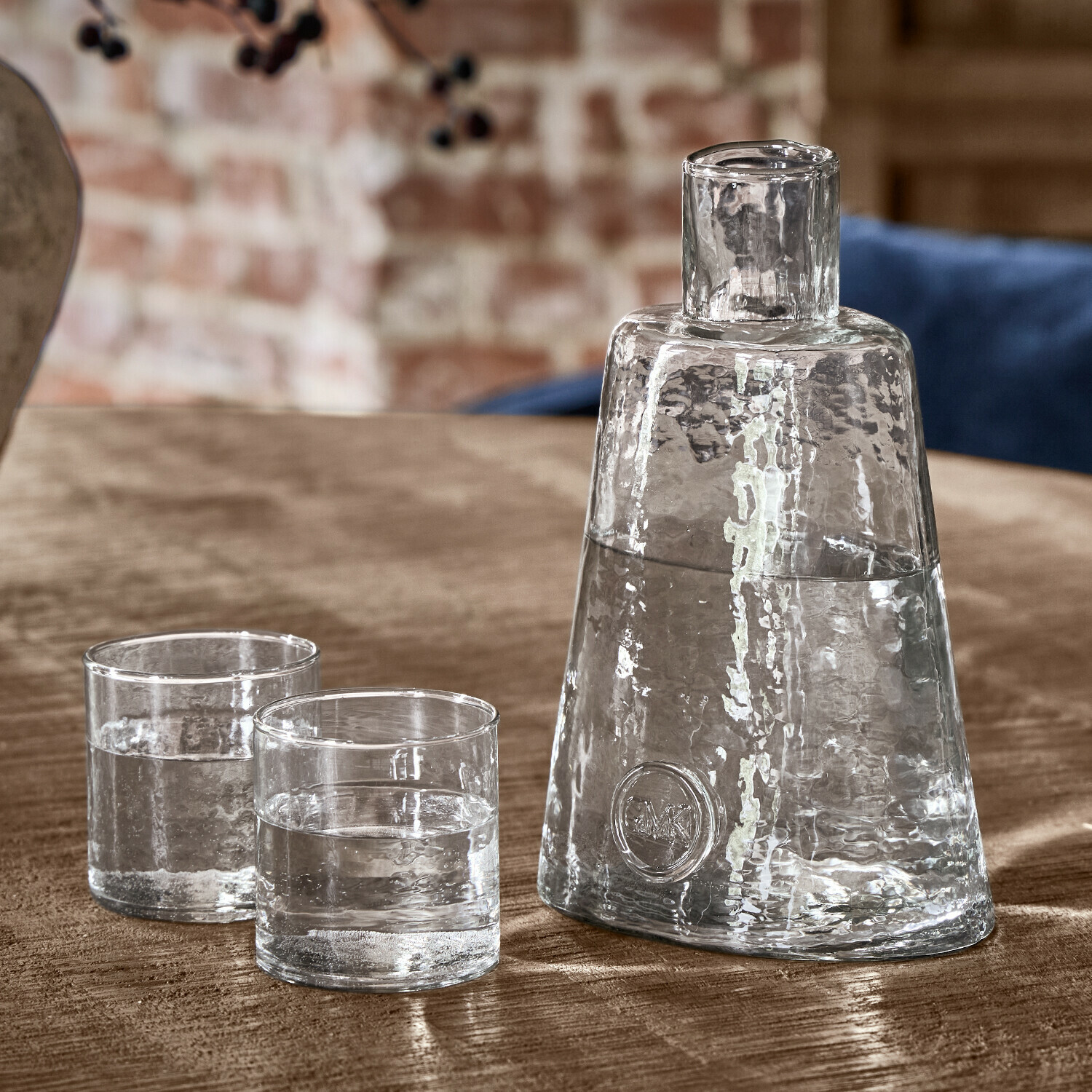Karaf met glas set van 3 Elanisa