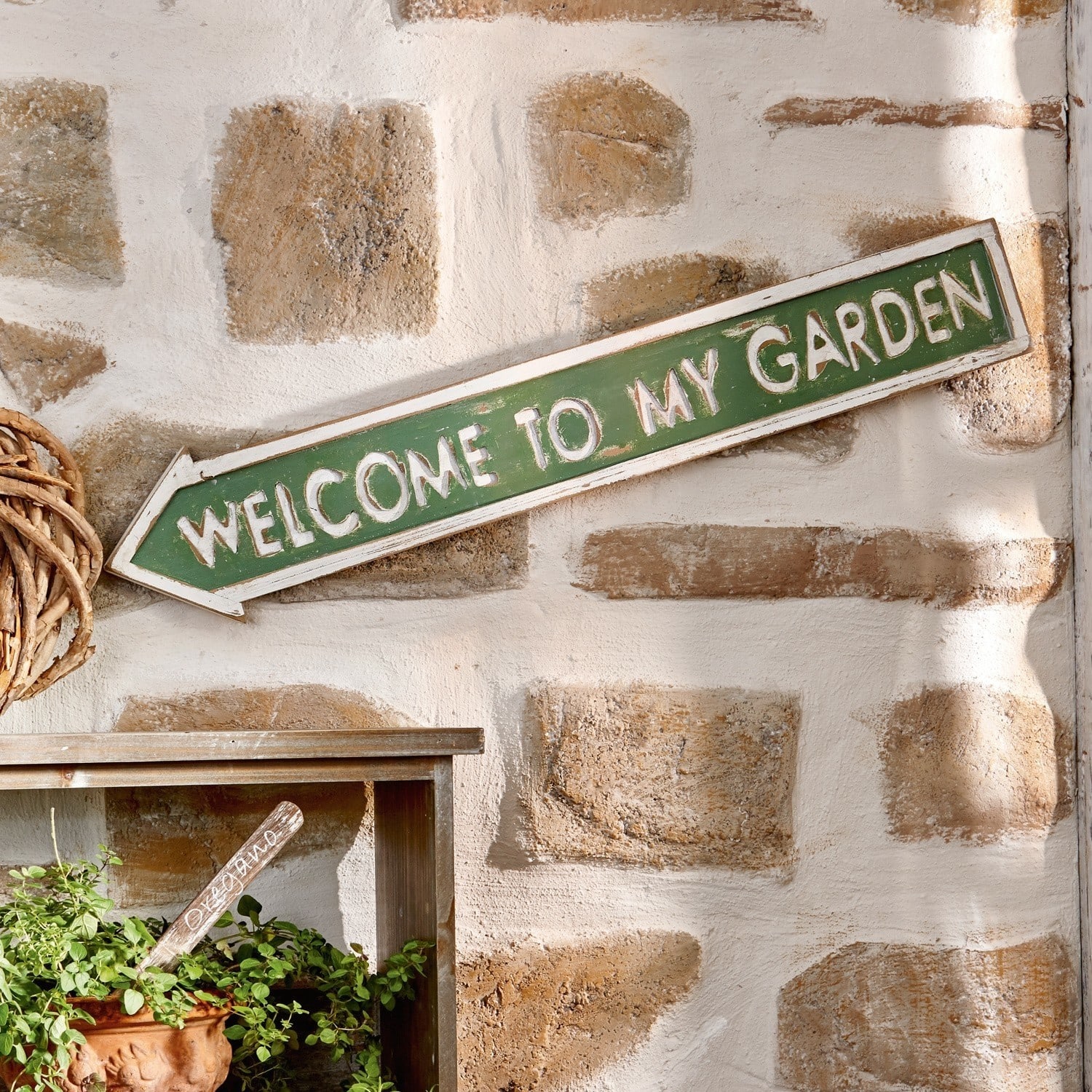 Decoratiebord Garden