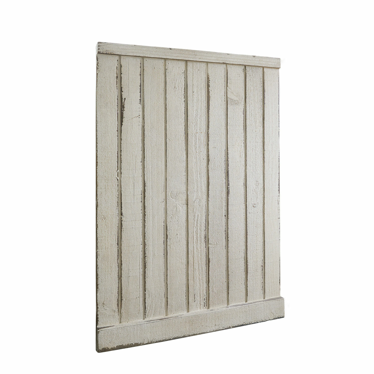 Paneel Lia Wit houten paneel met zichtbare nerf, geschikt voor rustieke interieurdecoratie