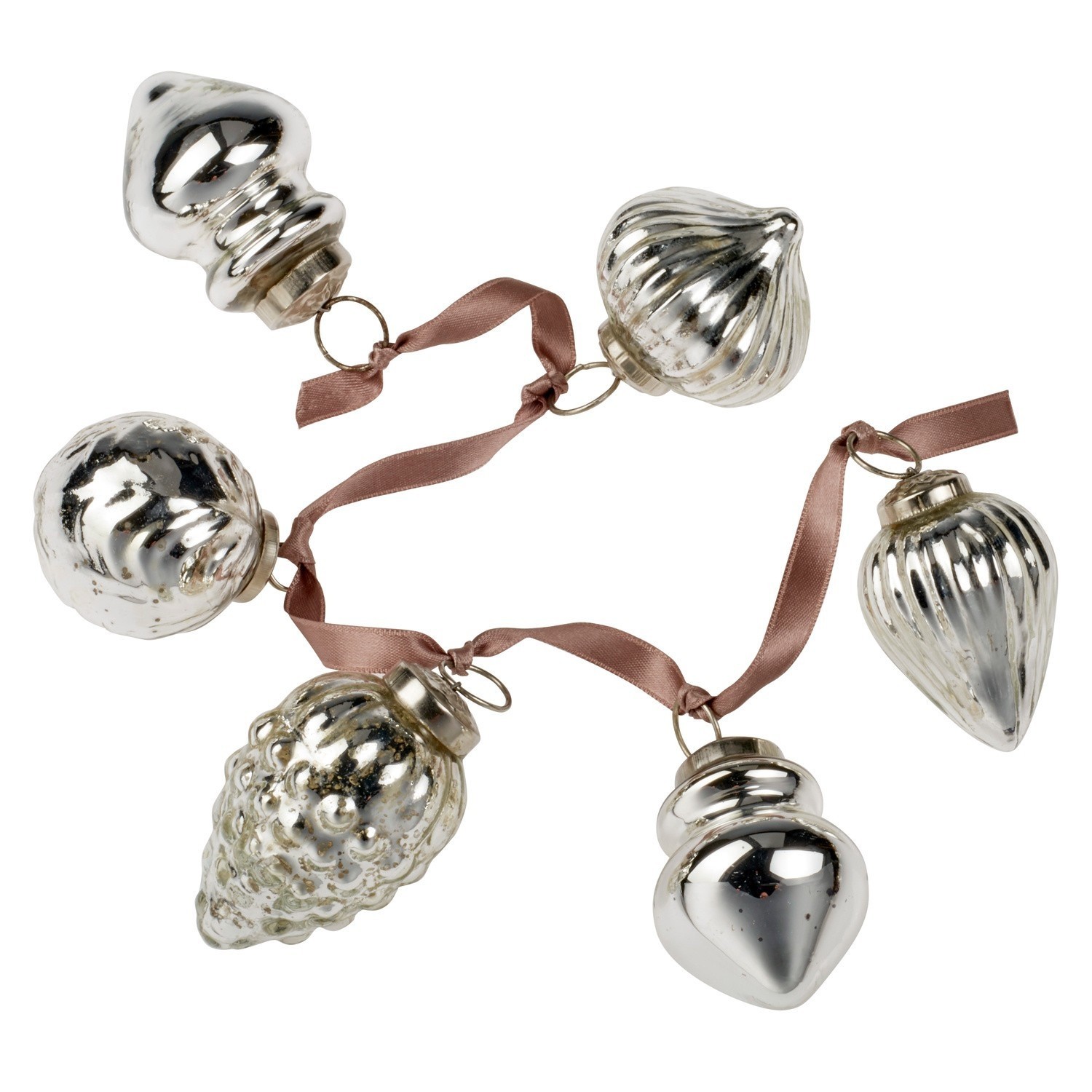 Kerstversiering set van 8 Plouyé