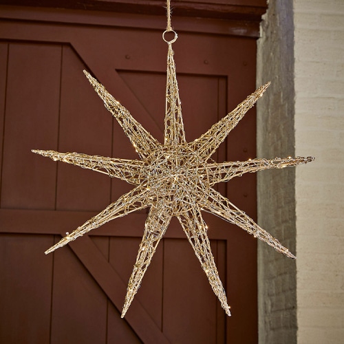 Lichtgevende kerstversiering