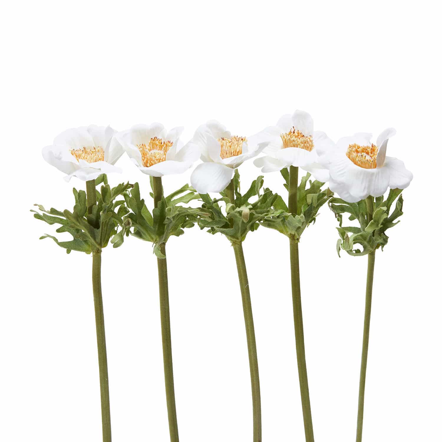 Sierbloem kerstroos set van 5 Grain