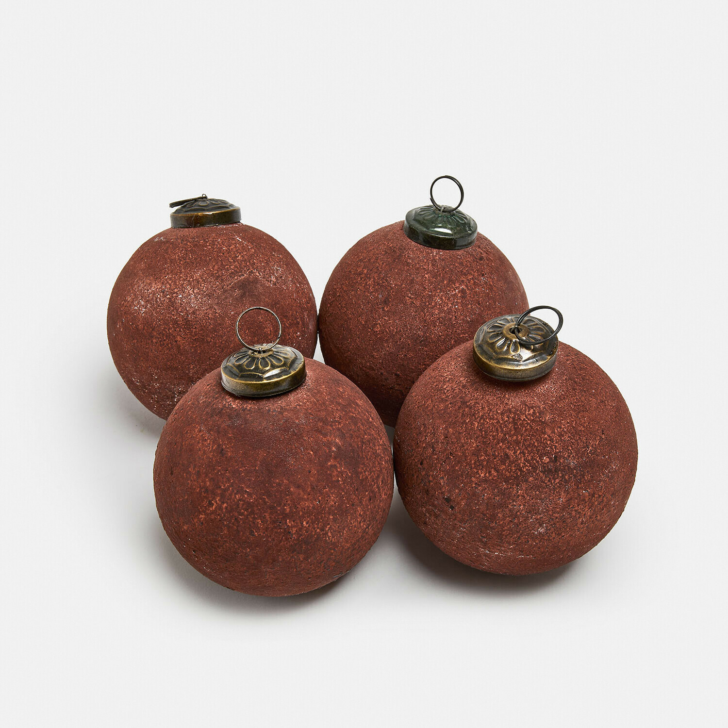 Kerstbal set van 4 Pirovella