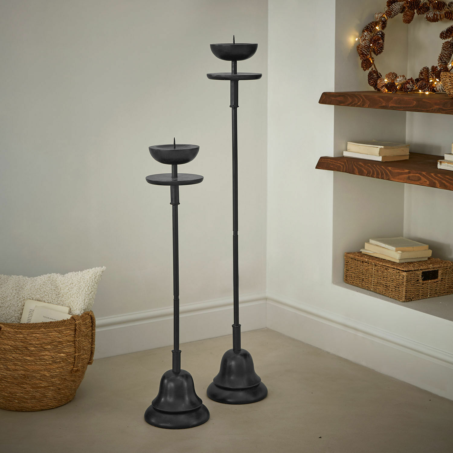 Kaarsenhouder set van 2 Brantino