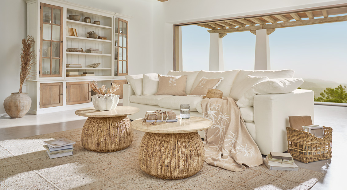 Zomerlicht in de woonkamer