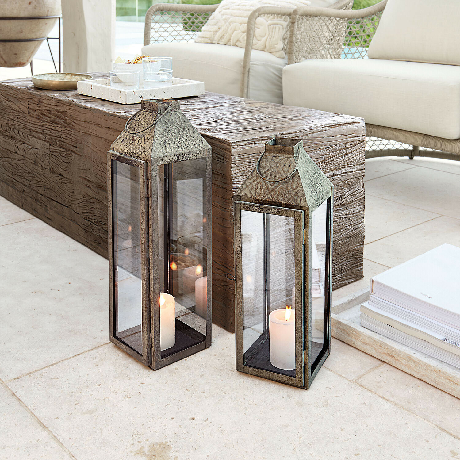 Lantaarn set van 2 Tovarella