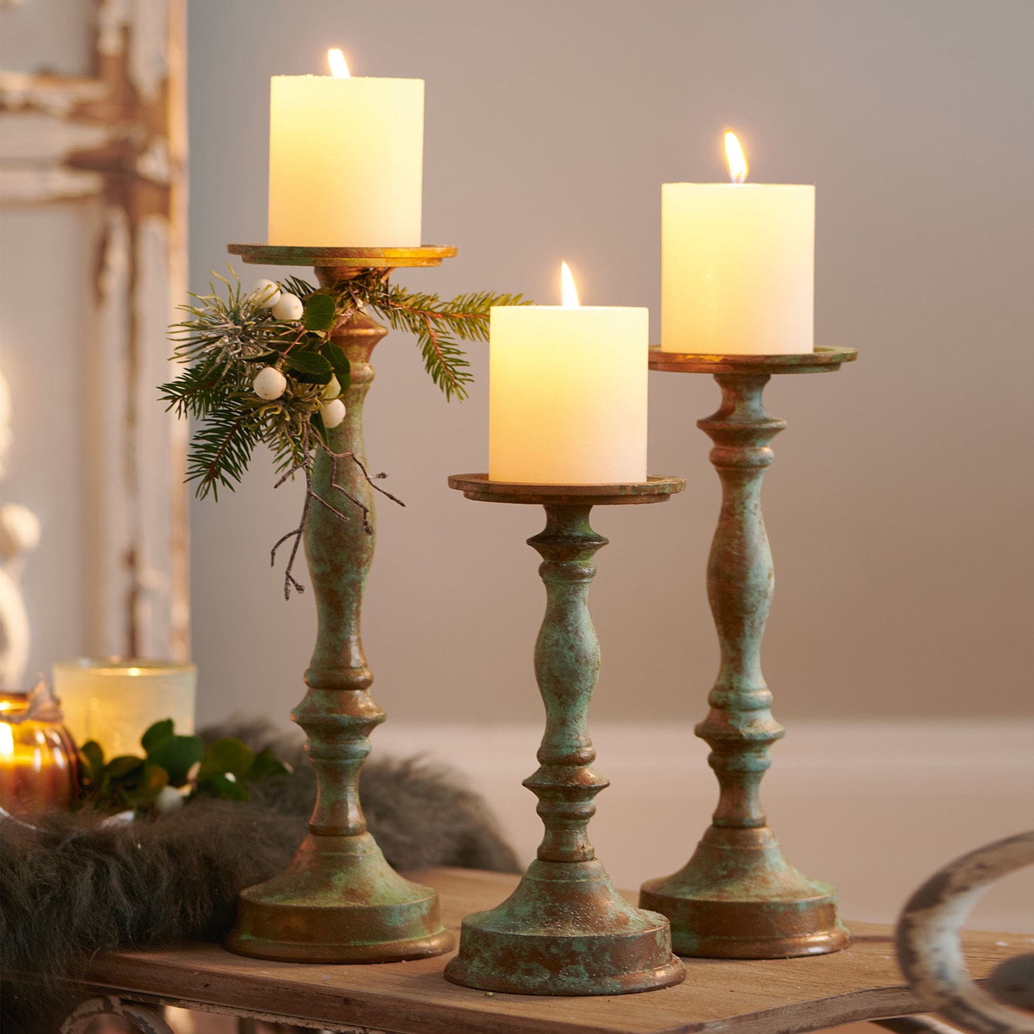 Kandelaar set van 3 Floirac