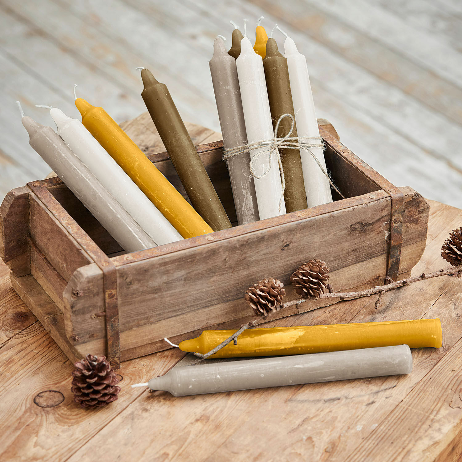 Kaars set van 12 Bauceau