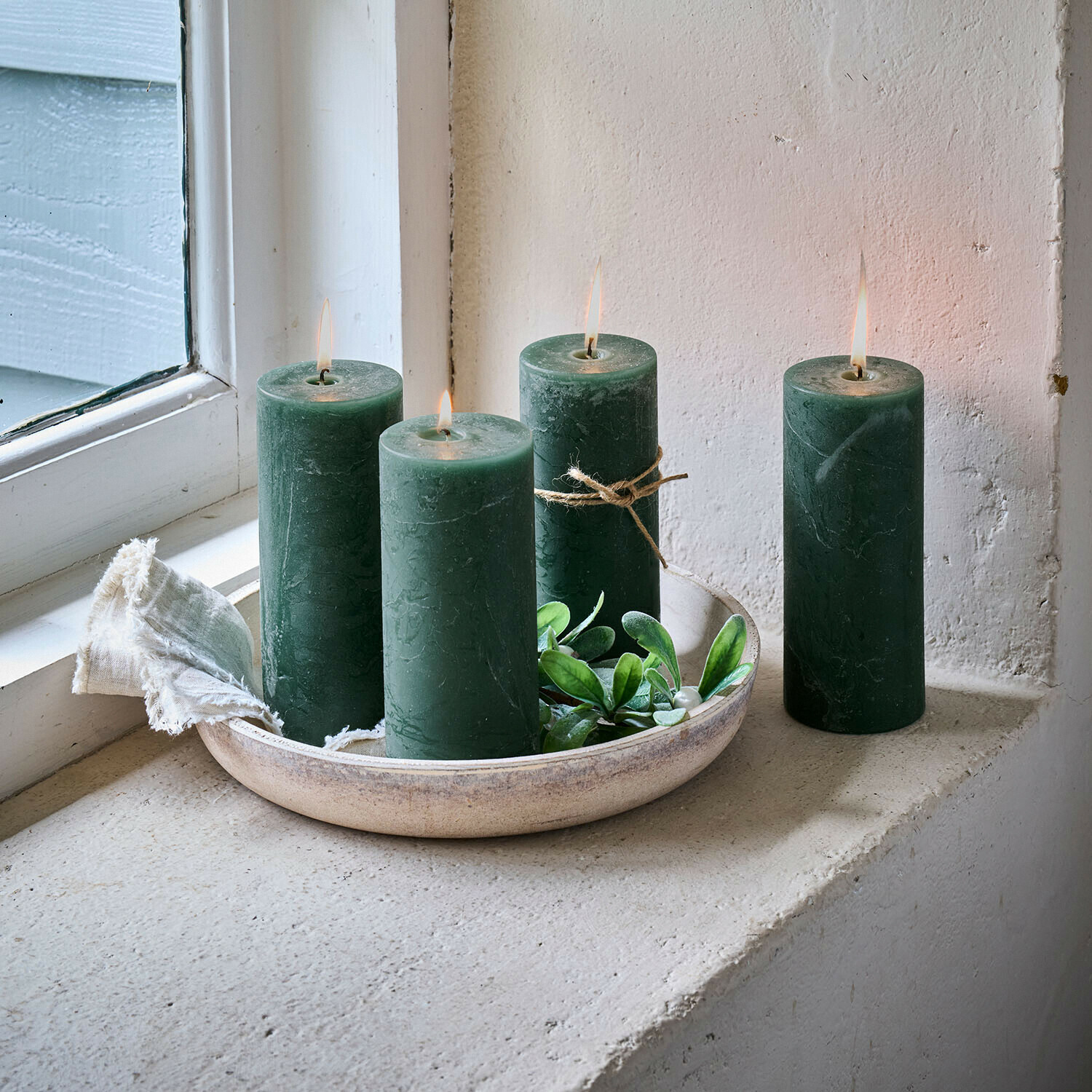 Kaars set van 4 Homel