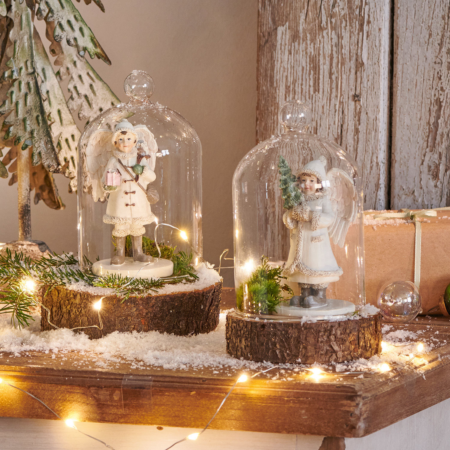 Kerstversiering, set van 2 Children
