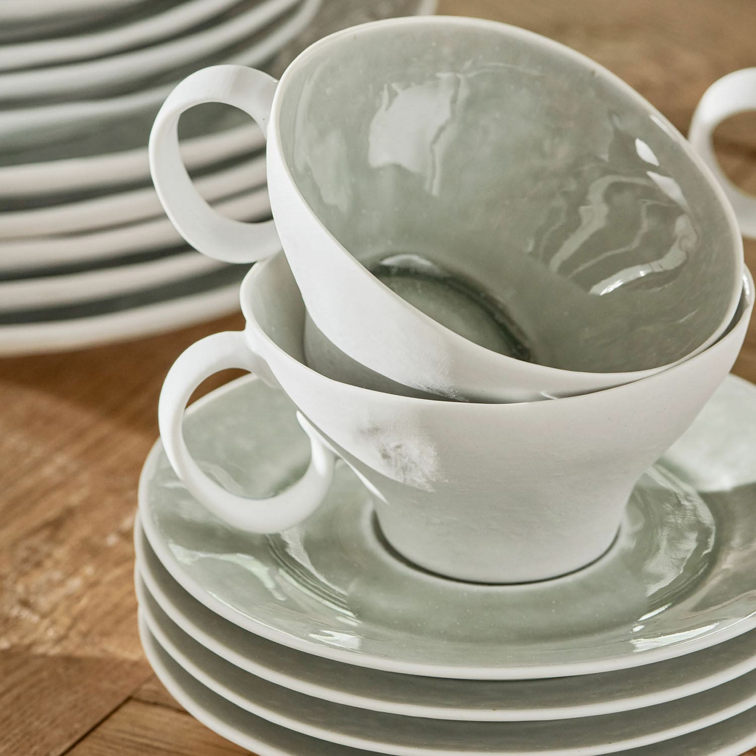 Kopje met schoteltje set van 6 Braganza