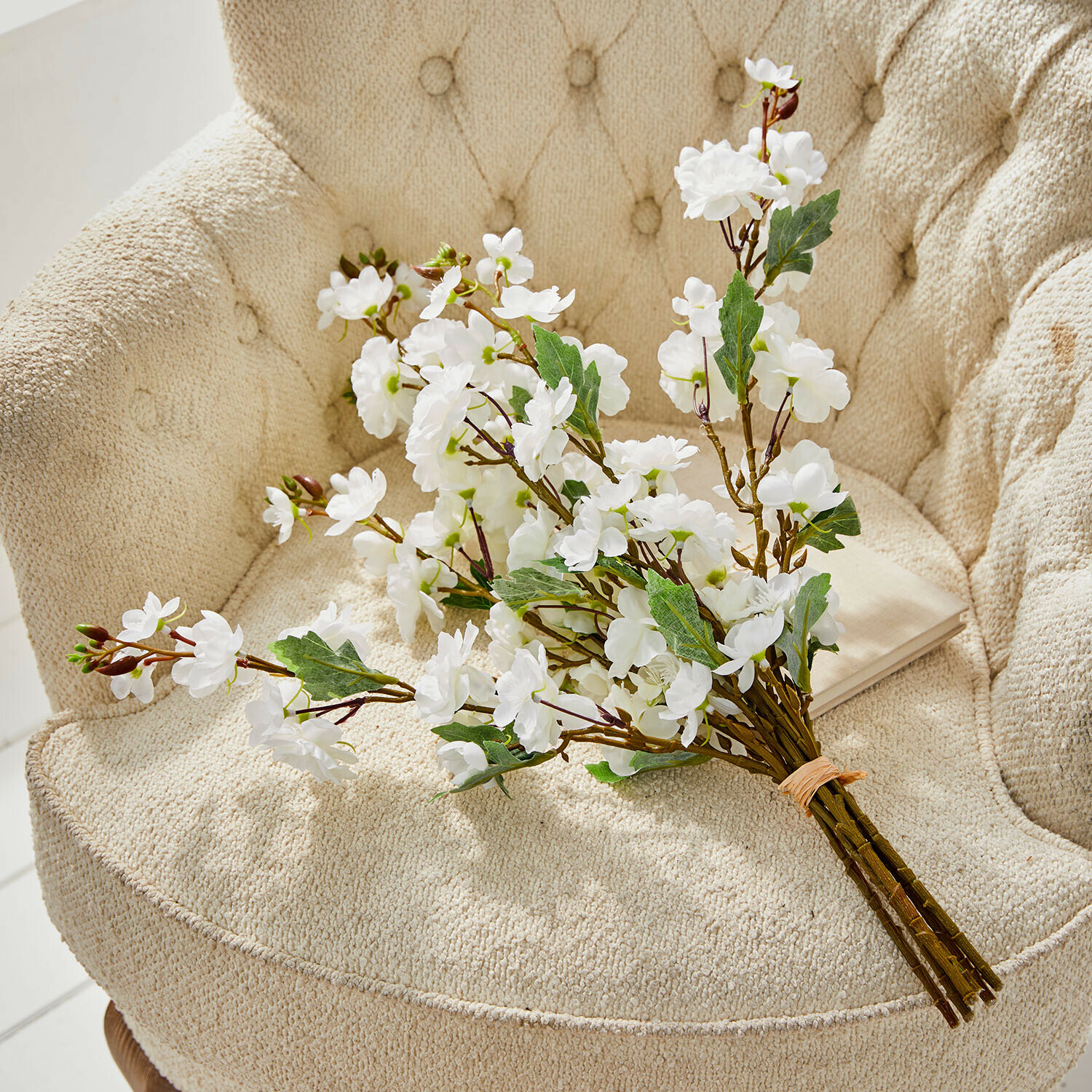 Decoratieve bloem set van 6 Bellévaut