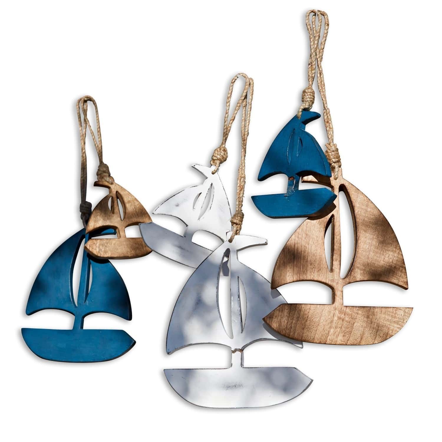 Decoratiehanger set van 6 Sail away