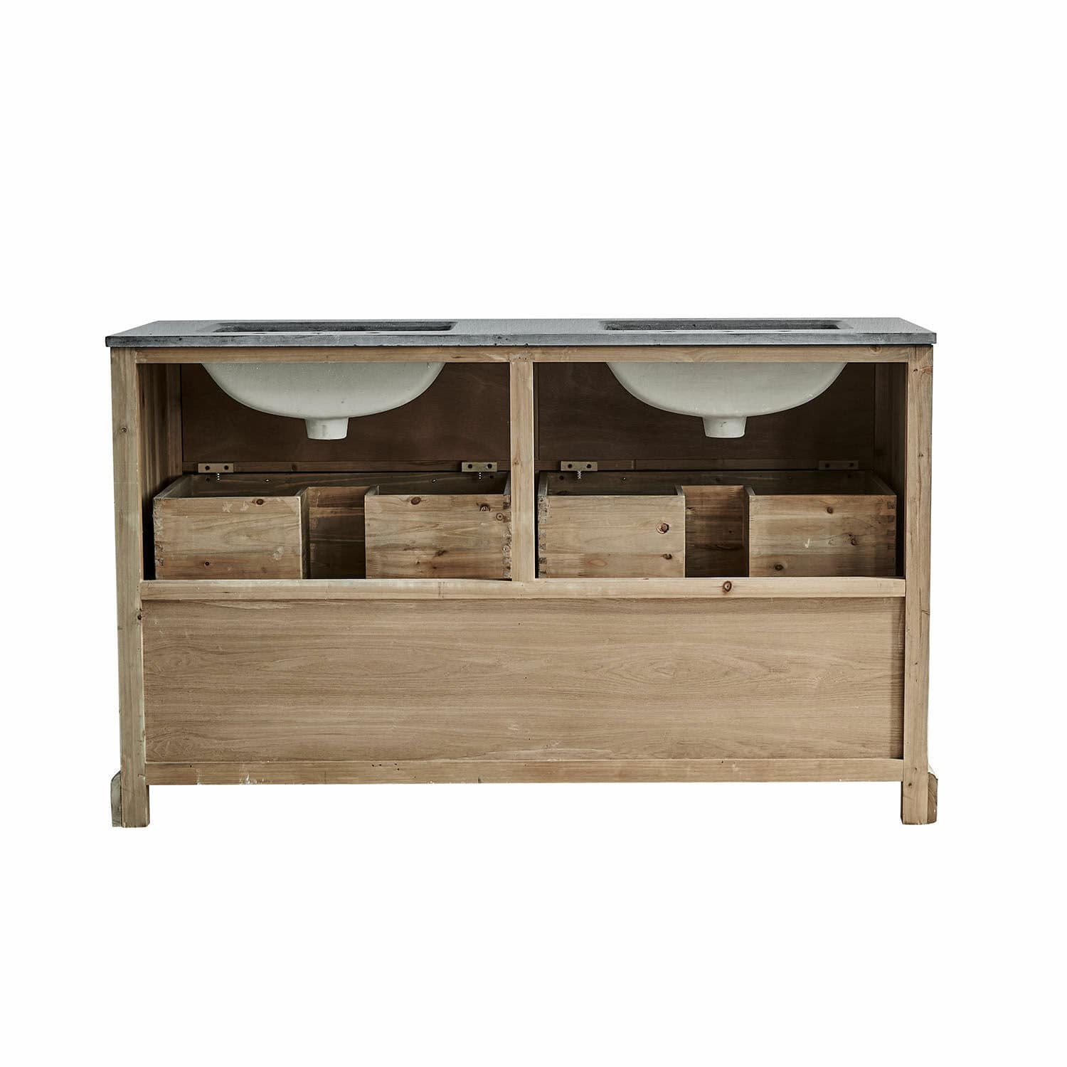 Wastafelmeubel met dubbele wastafel Andrewshire