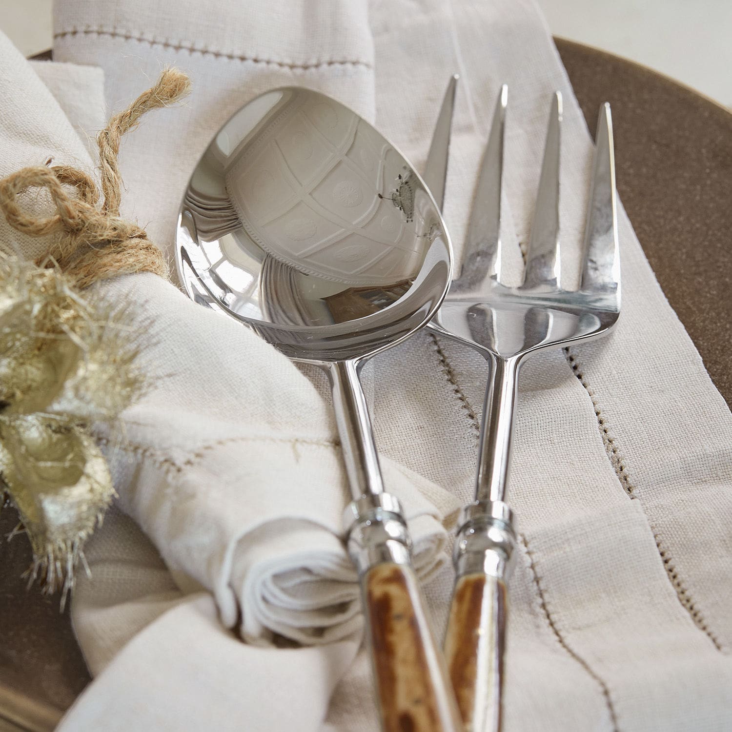 Saladebestek set van 2 Bigeste