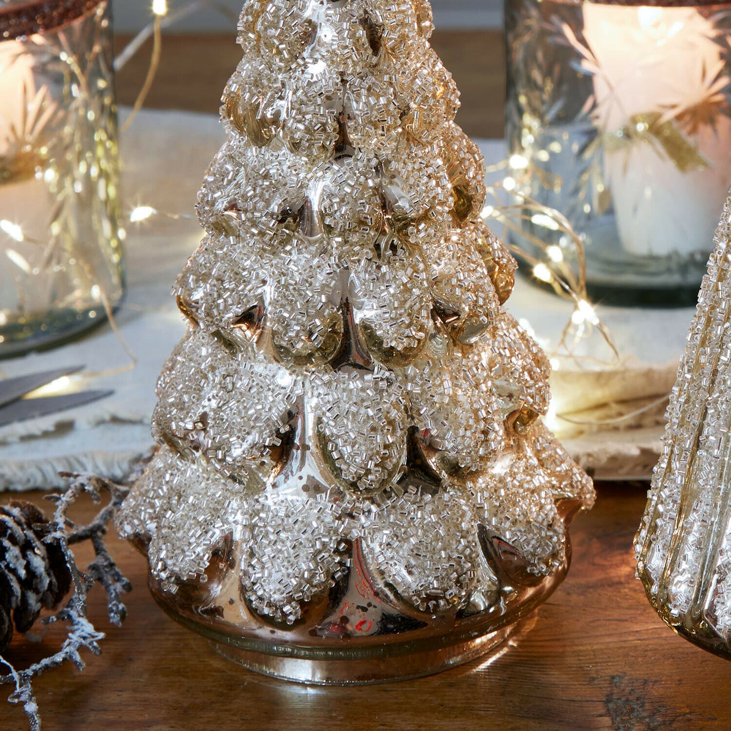 Decoratieve boom set van 2 Domélys