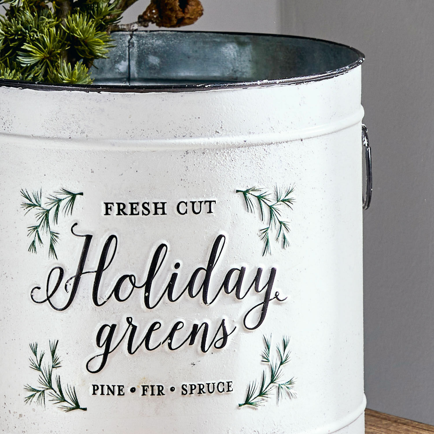 Bloempot set van 2 Holiday Greens