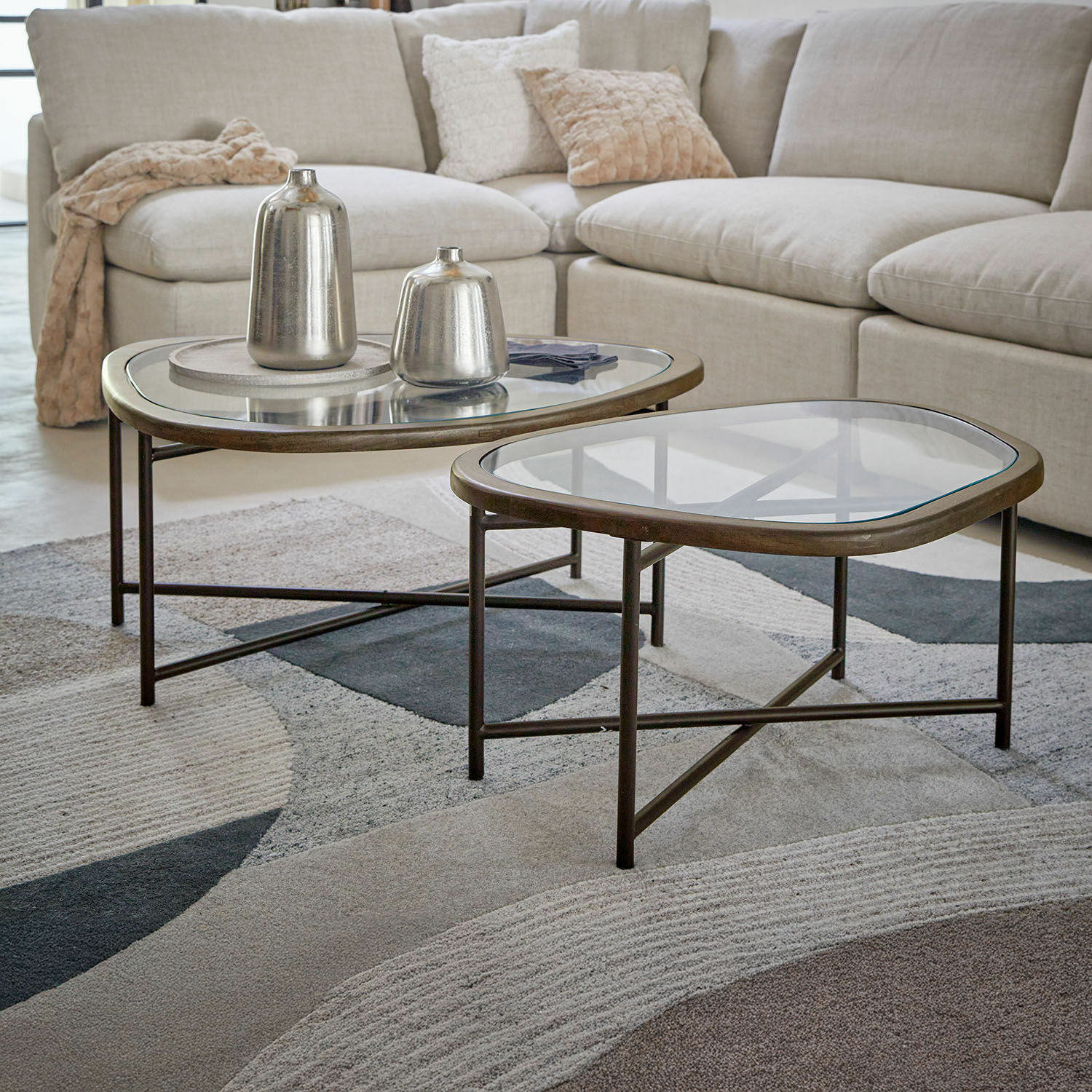 Salontafel set van 2 Kembria