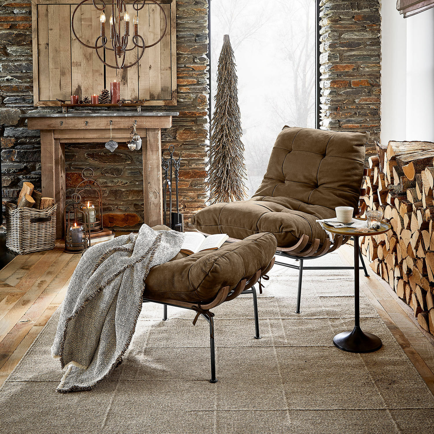 Vloerkleed Tharim, Handgeweven, Plat geweven en daardoor heel licht, Met veel wol in beige