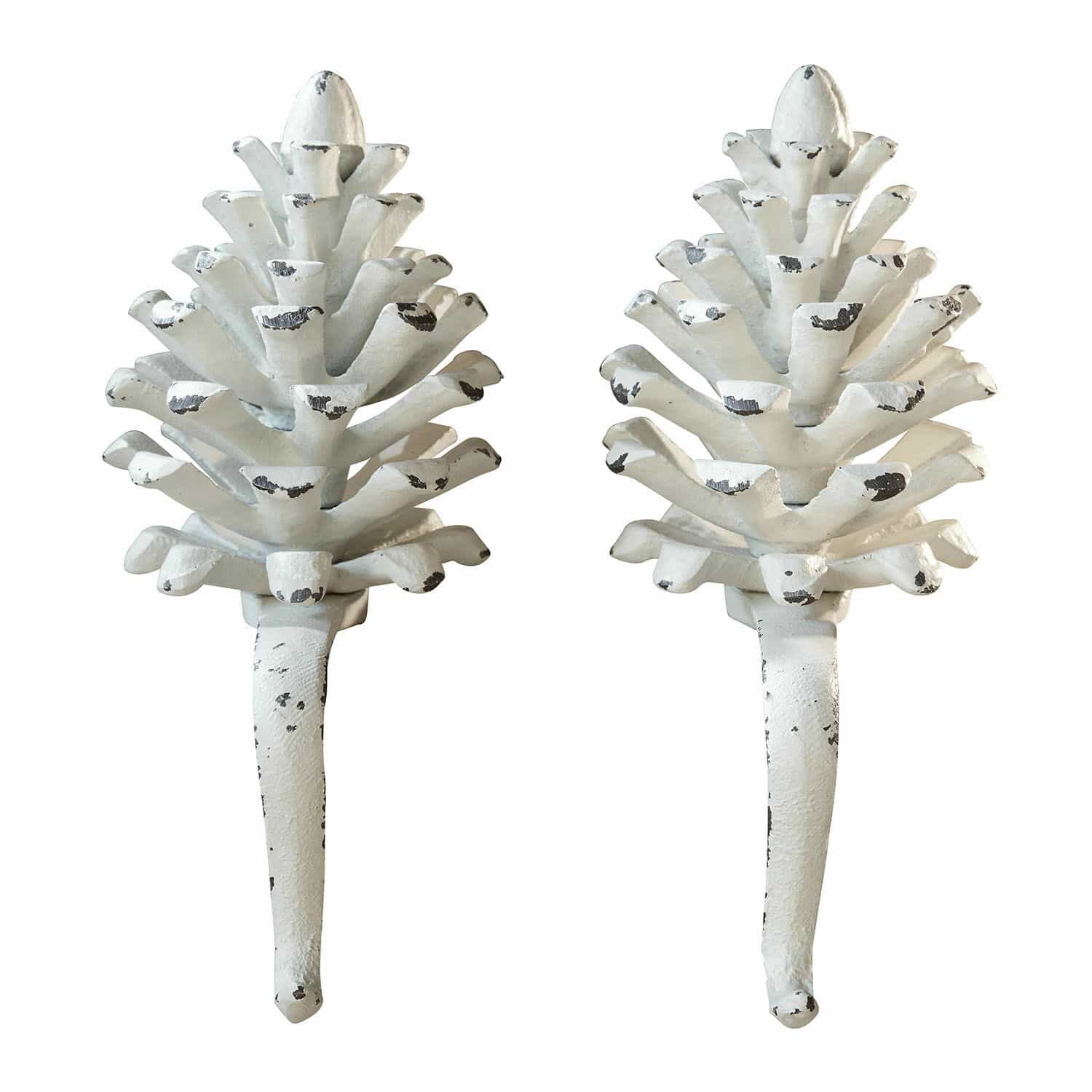 IJzeren dennenappel set van 2 Firenza