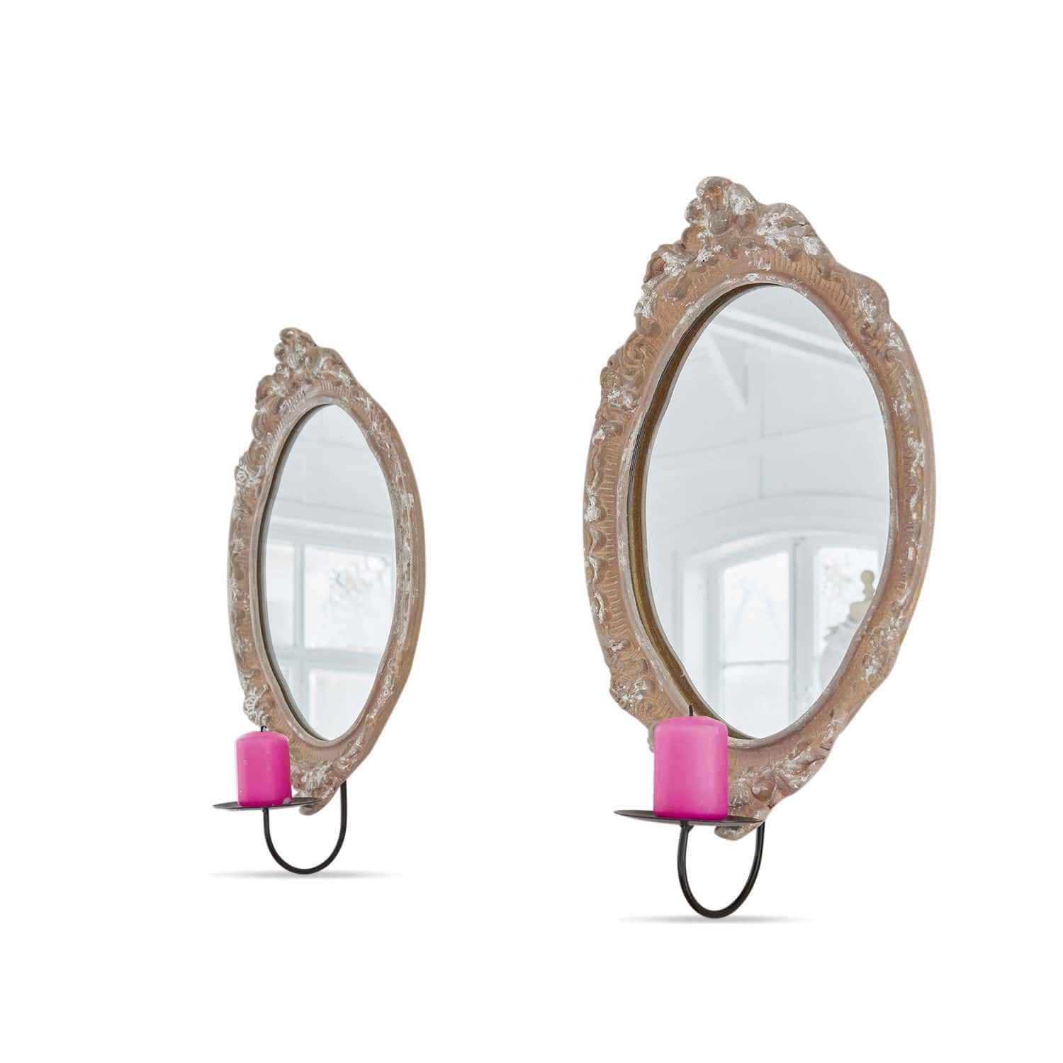 Wandkaarsenhouder, set van 2 Tendu