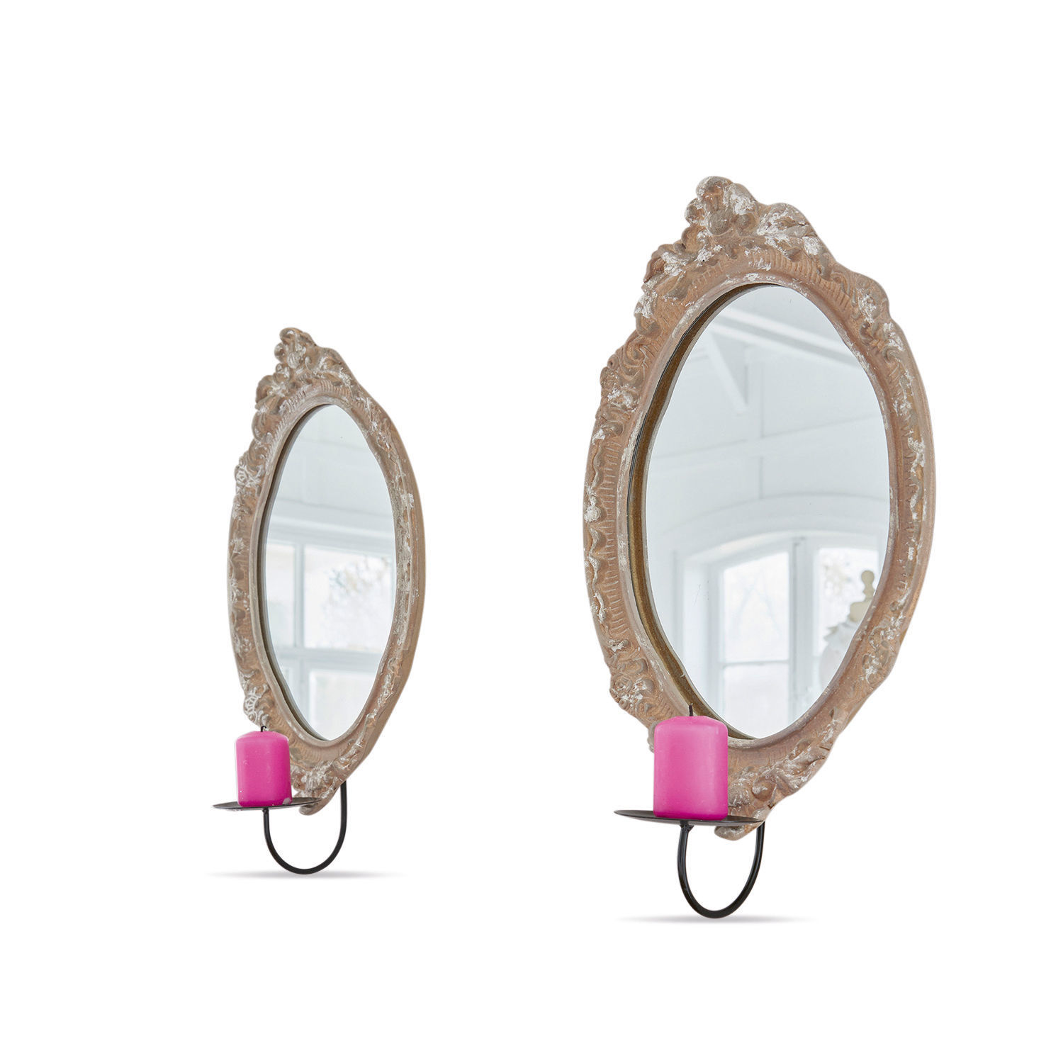 Wandkaarsenhouder, set van 2 Tendu