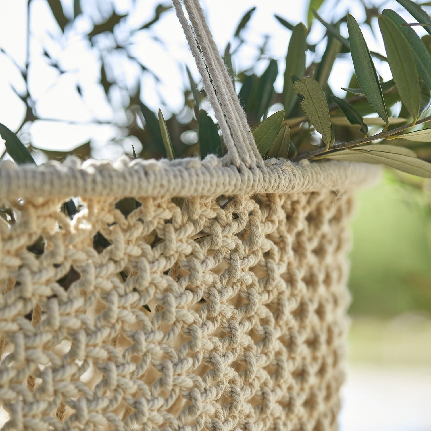 Ophangset van 2 voor bloempotten Boho