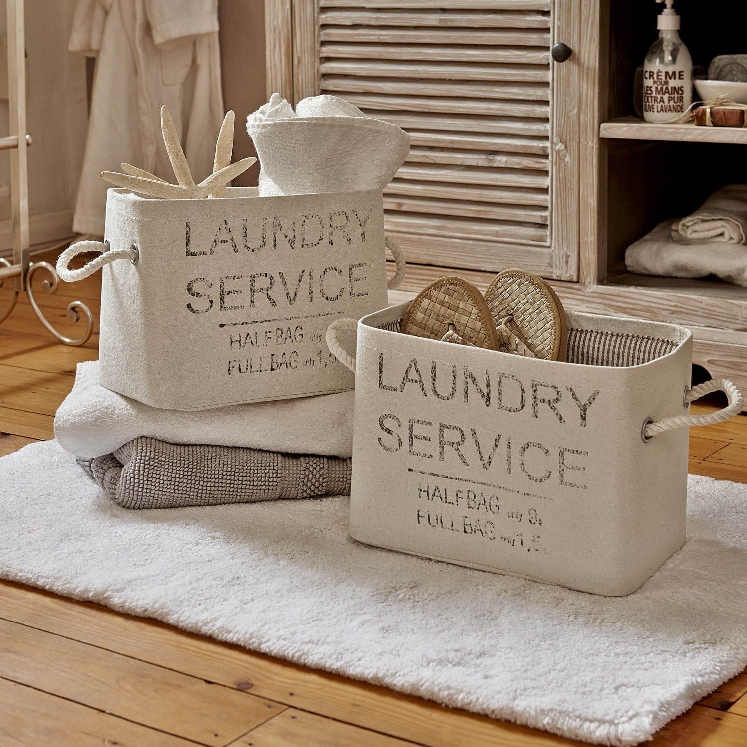 Mand set van 2 Laundry