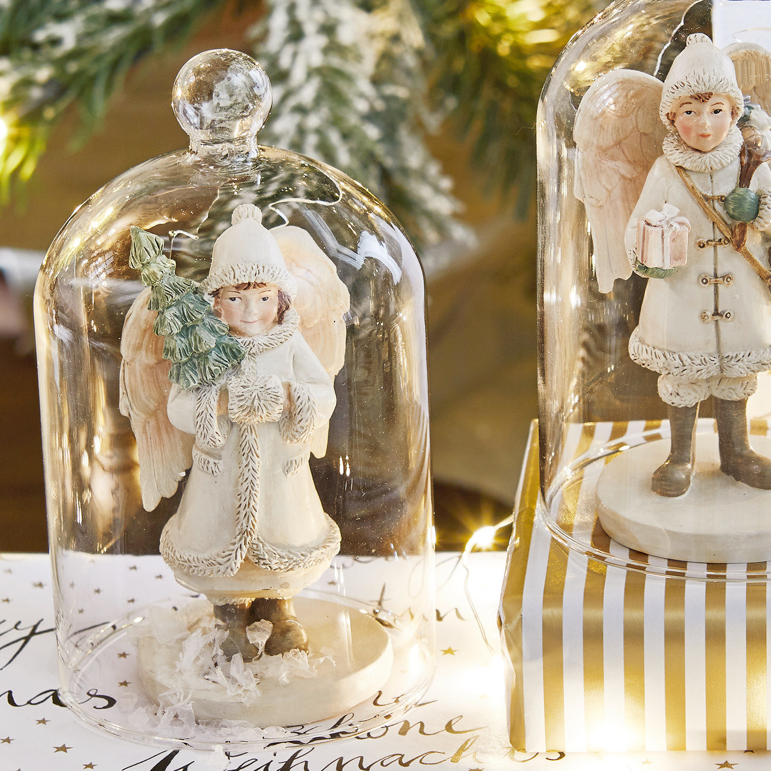 Kerstversiering, set van 2 Children