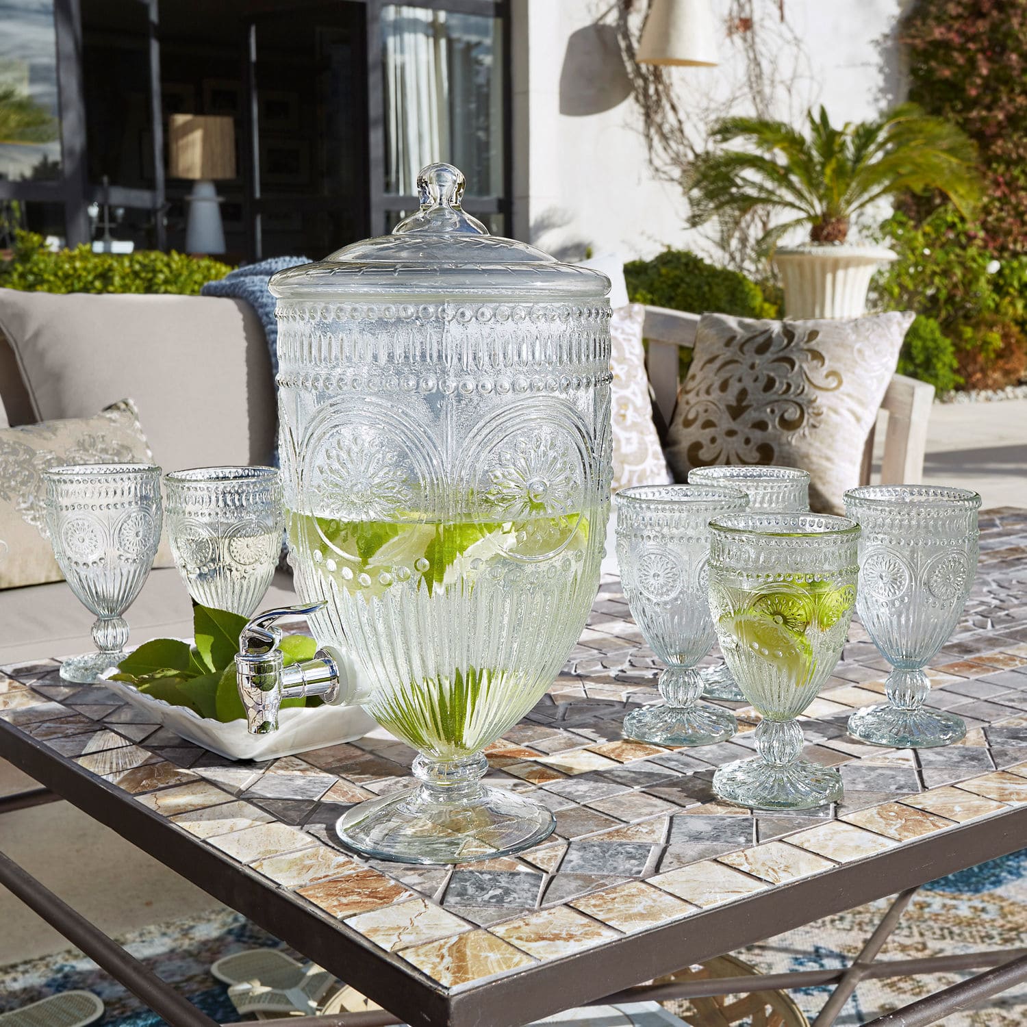 Glas set van 6 Leatrice
