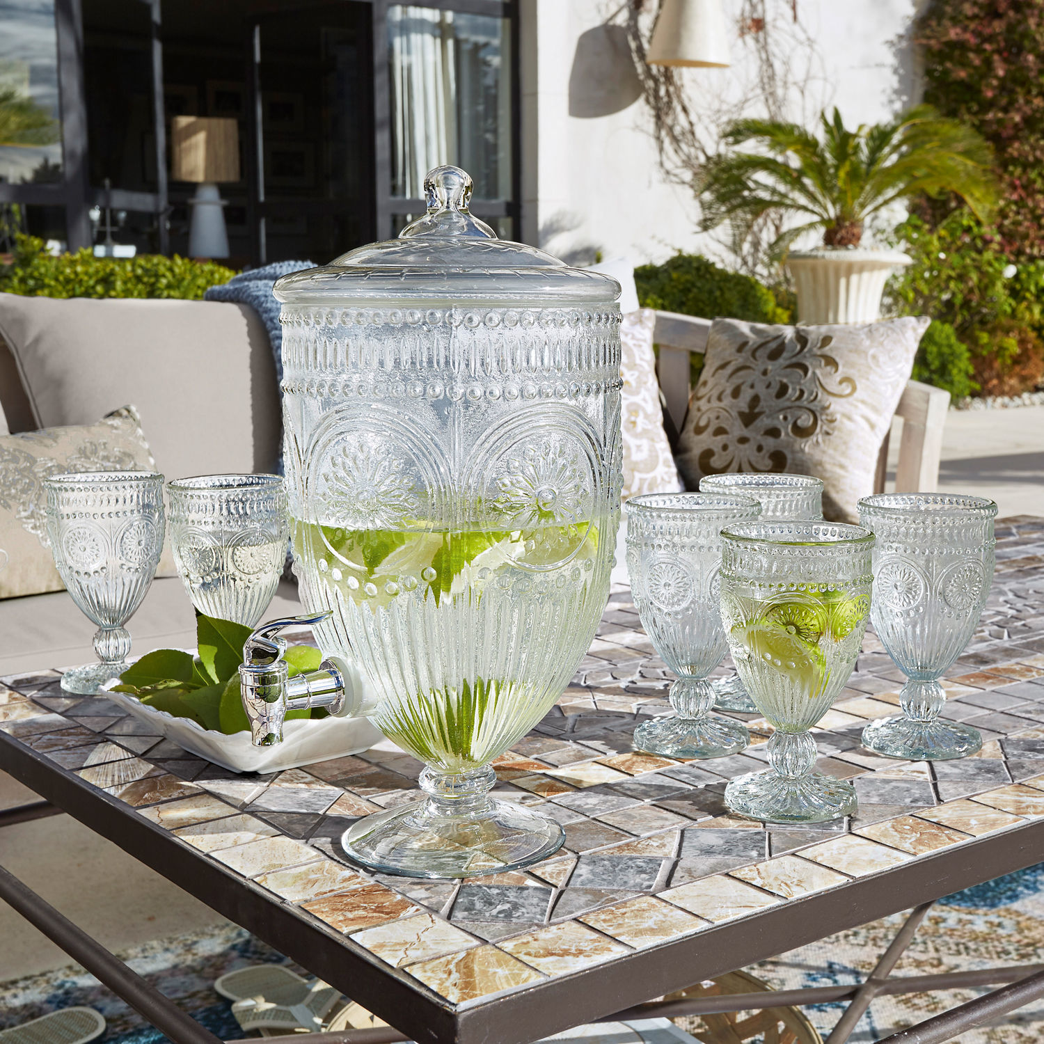 Glas set van 6 Leatrice