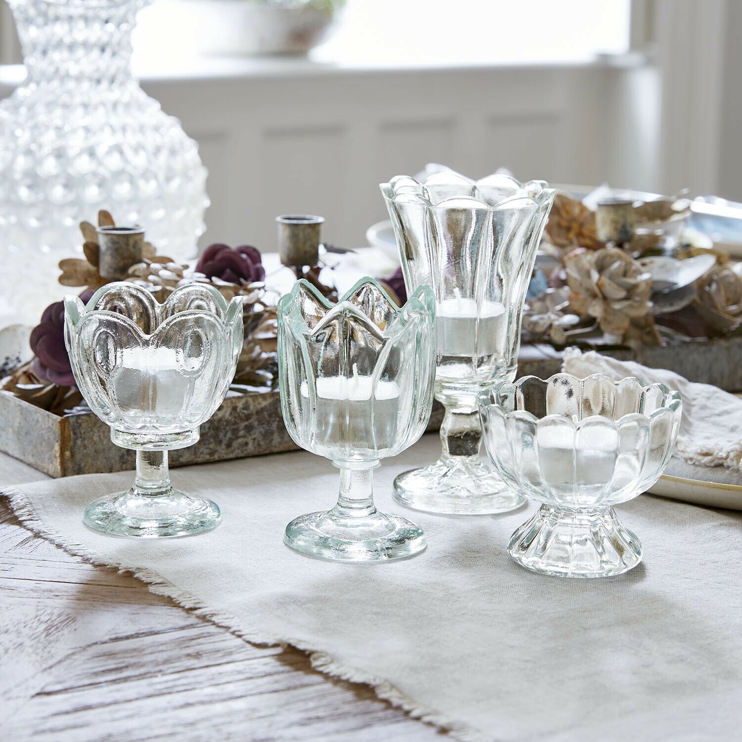 Windlichtje set van 4 Amisette