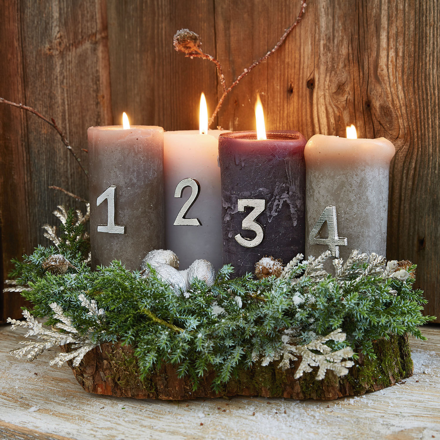 Decoratiepin set van 4 Marfino