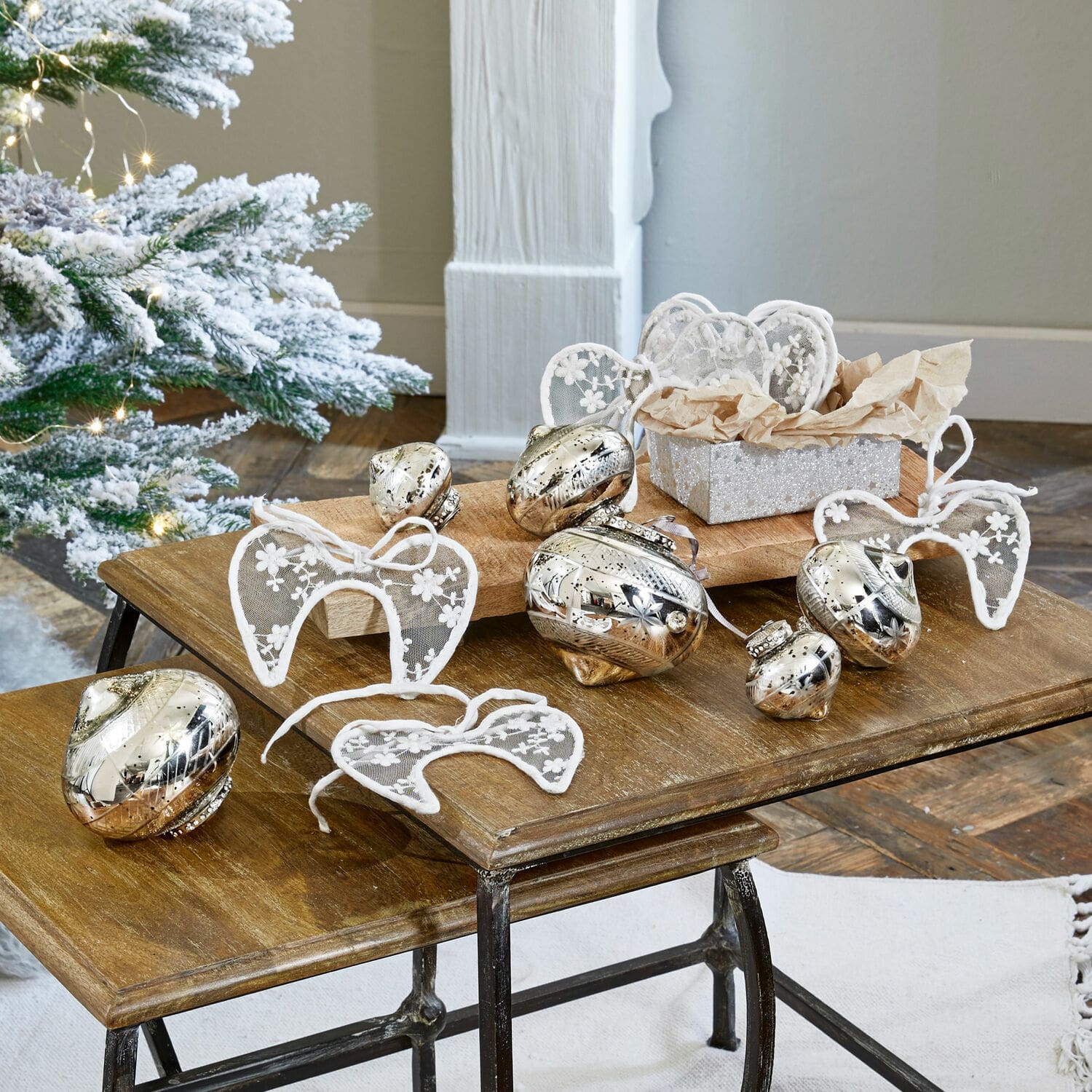 Kerstversiering set van 6 Sully