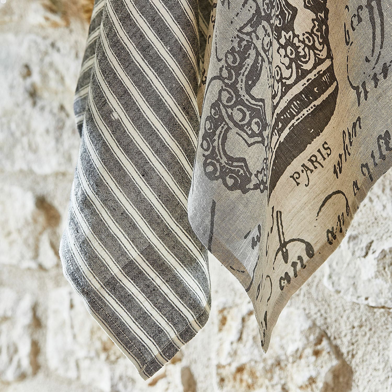 Theedoek set van 2 Fleurissant