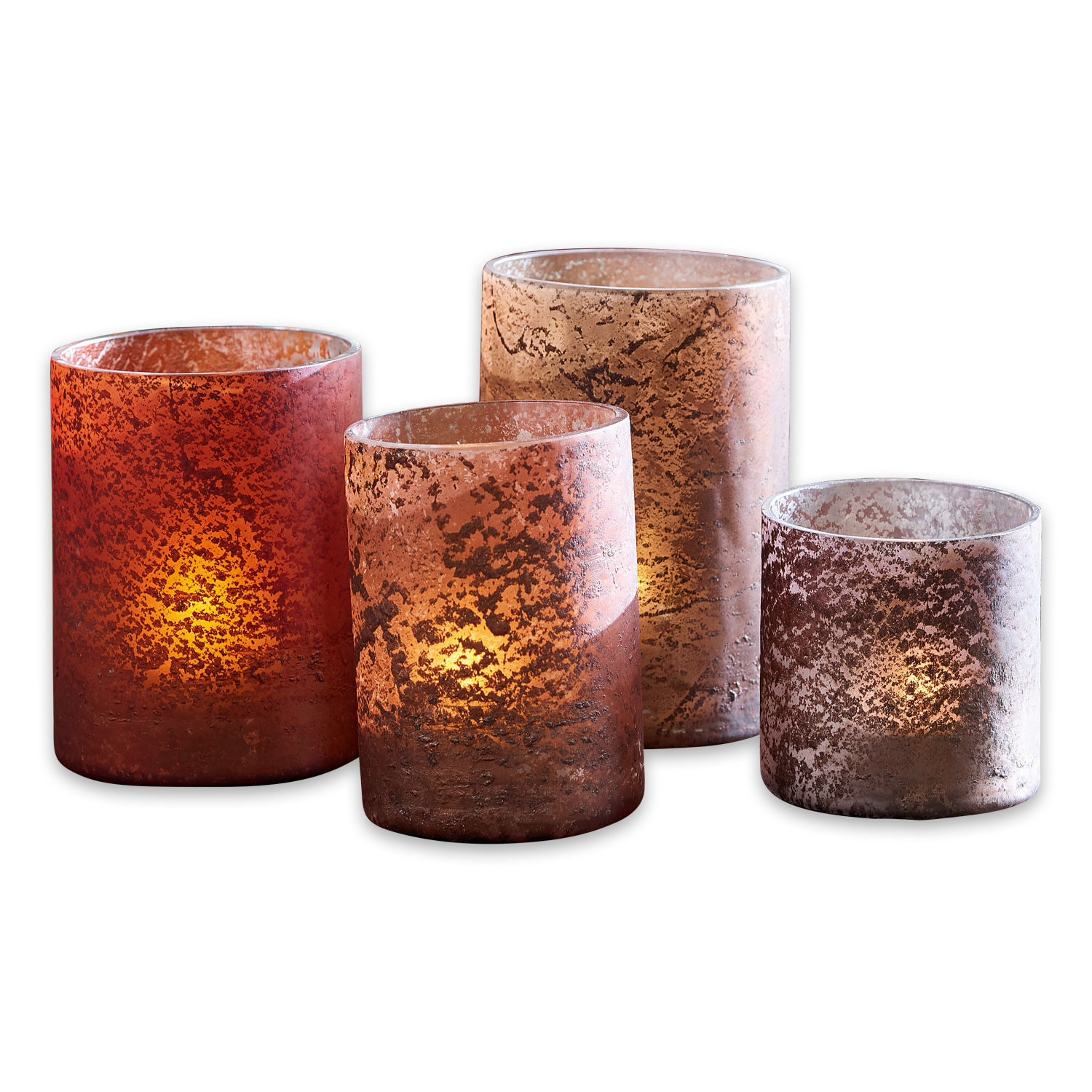 Windlichten set van 4 Dorinda
