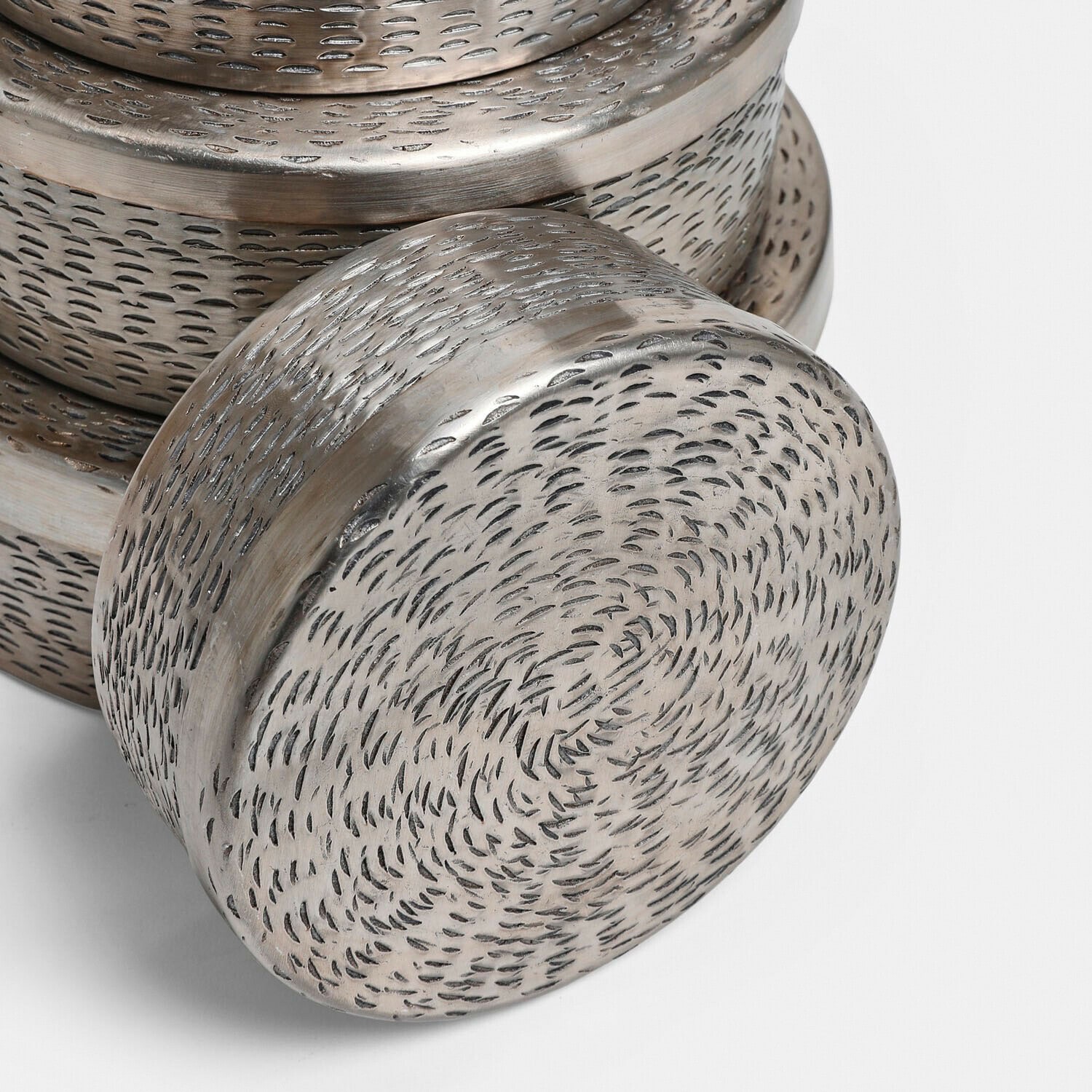 Blik set van 4 Silvaras