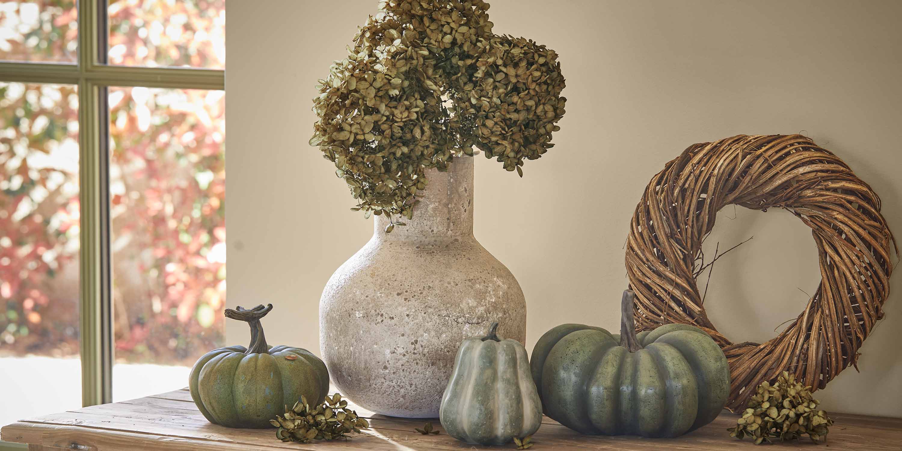 Herfstwarmte in groentinten