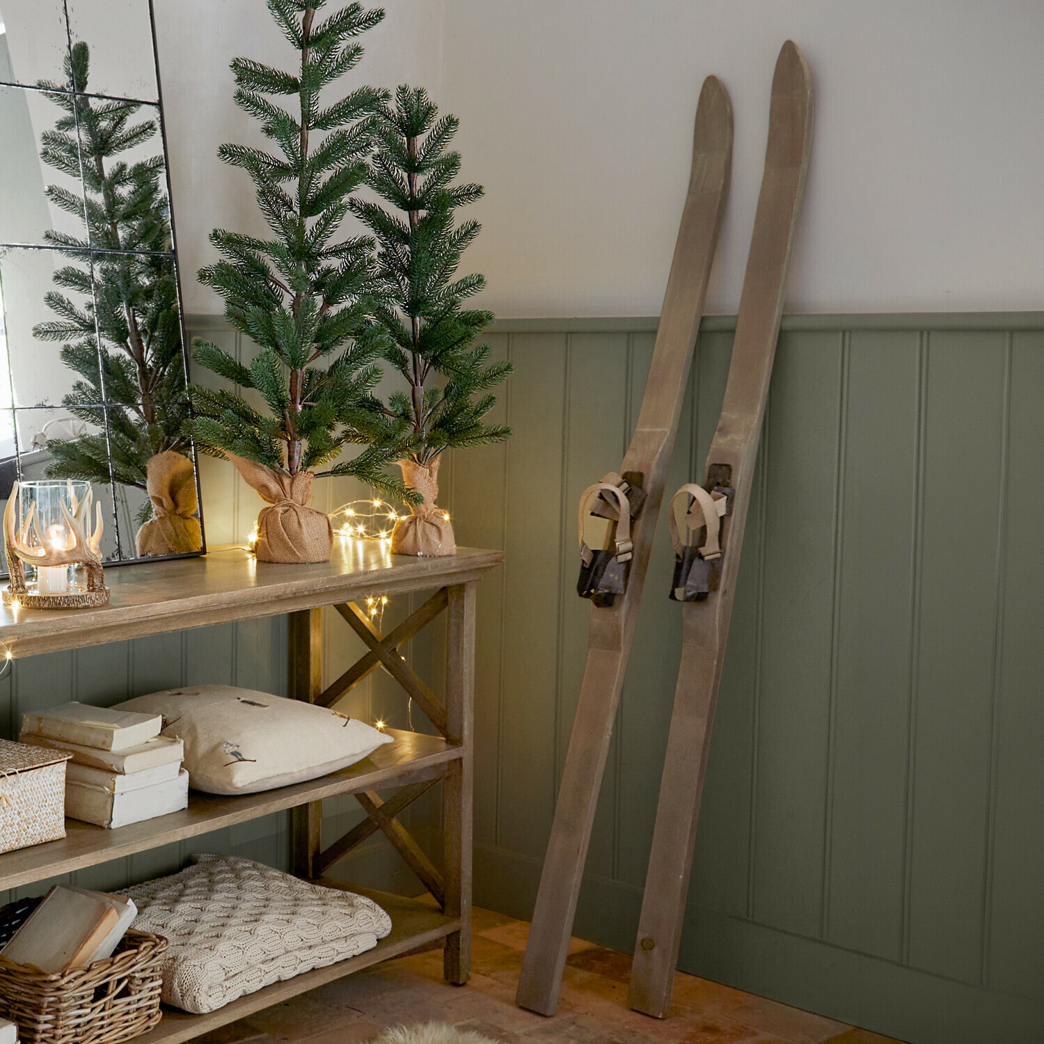 Decoratieve ski set van 2 Lambeth Decoratieve ski set van 2 Lambeth