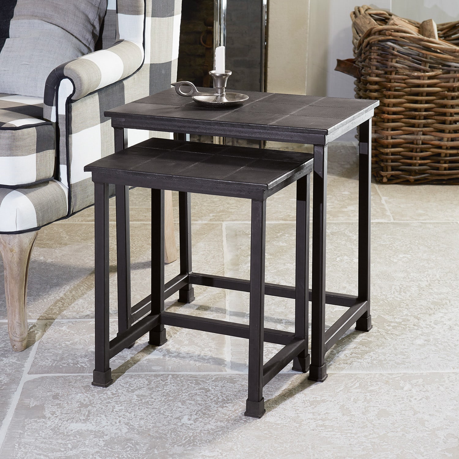 Bijzettafel set van 2 Blackville