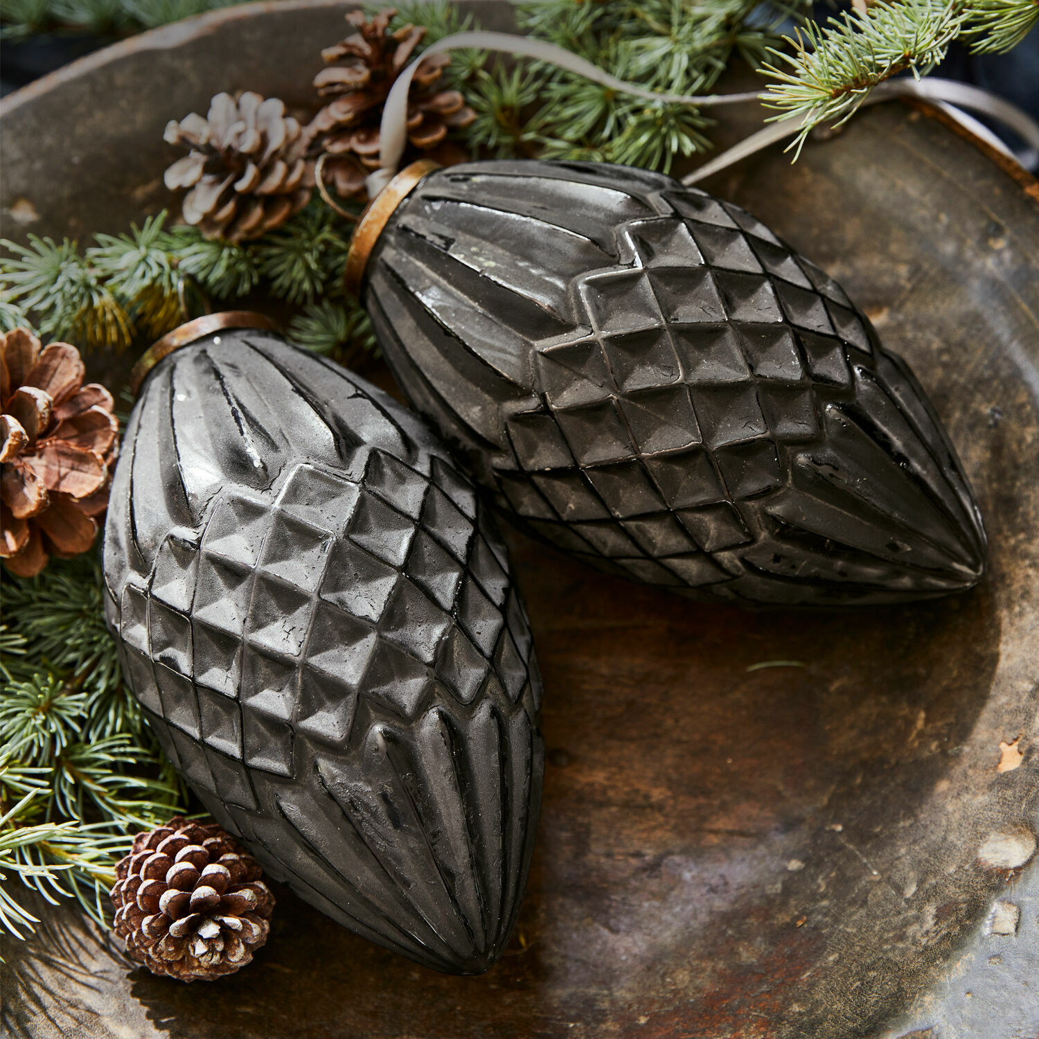 Kerstversiering, set van 2 Tusson