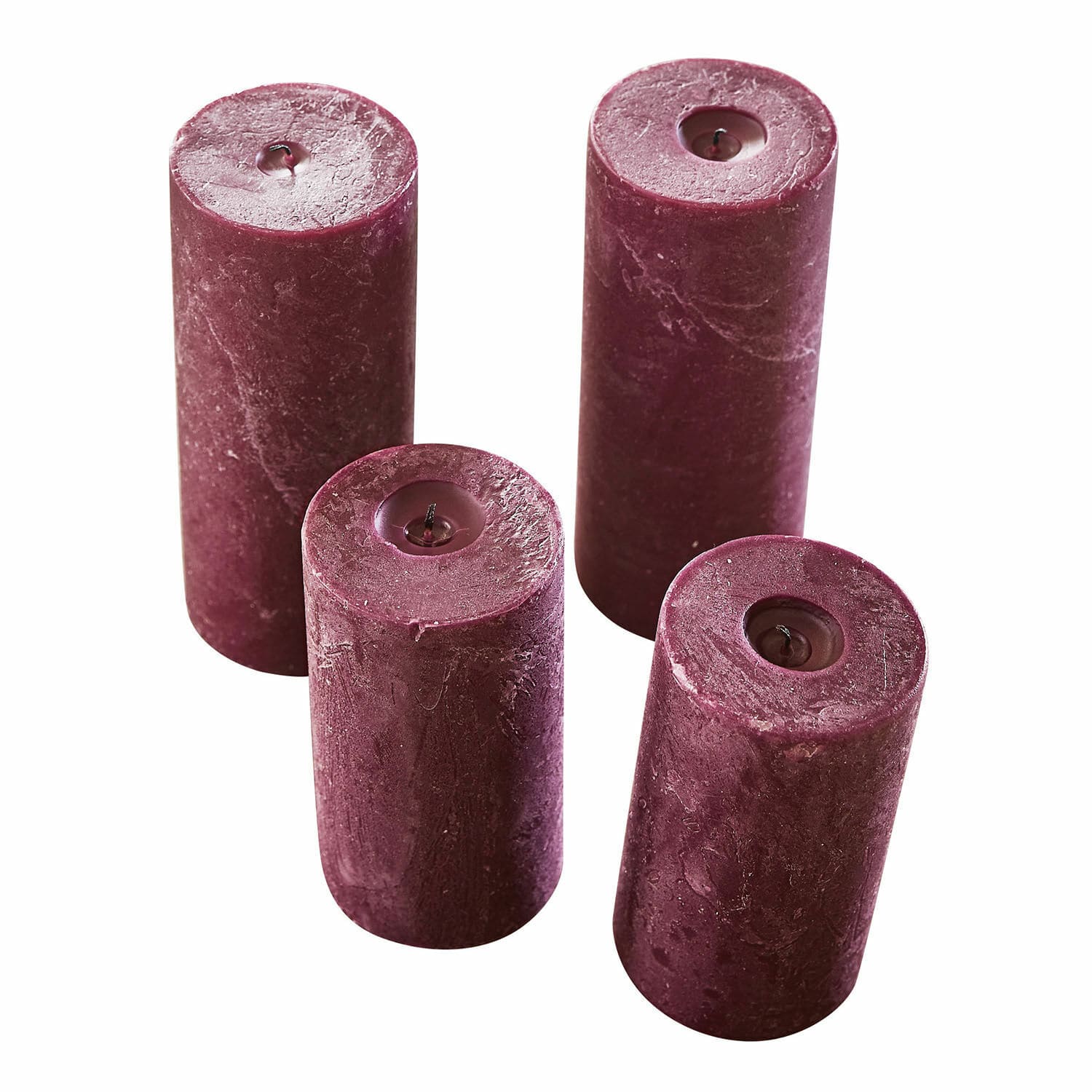 Kaars set van 4 Berekua