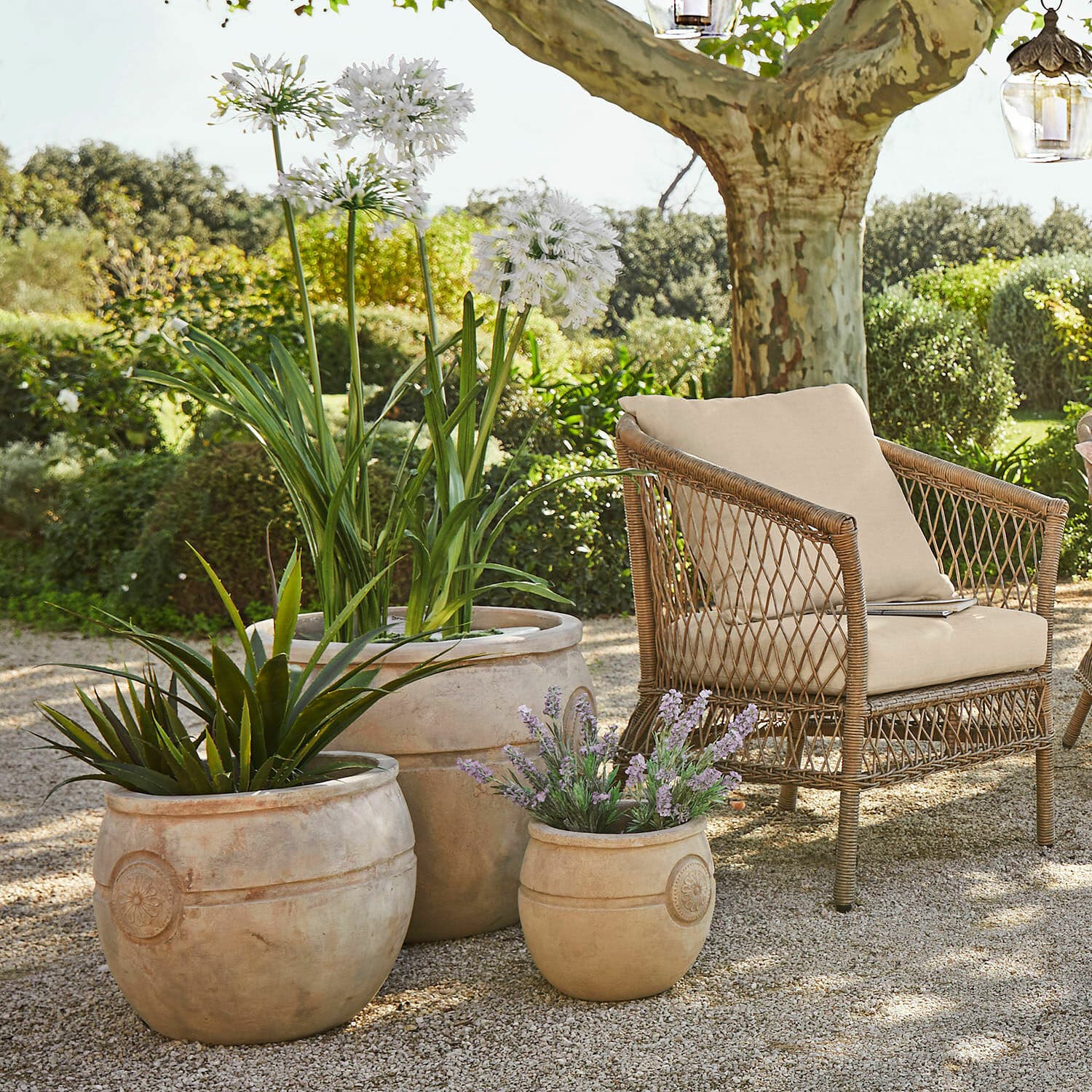 Bloempot set van 3 Clorivon