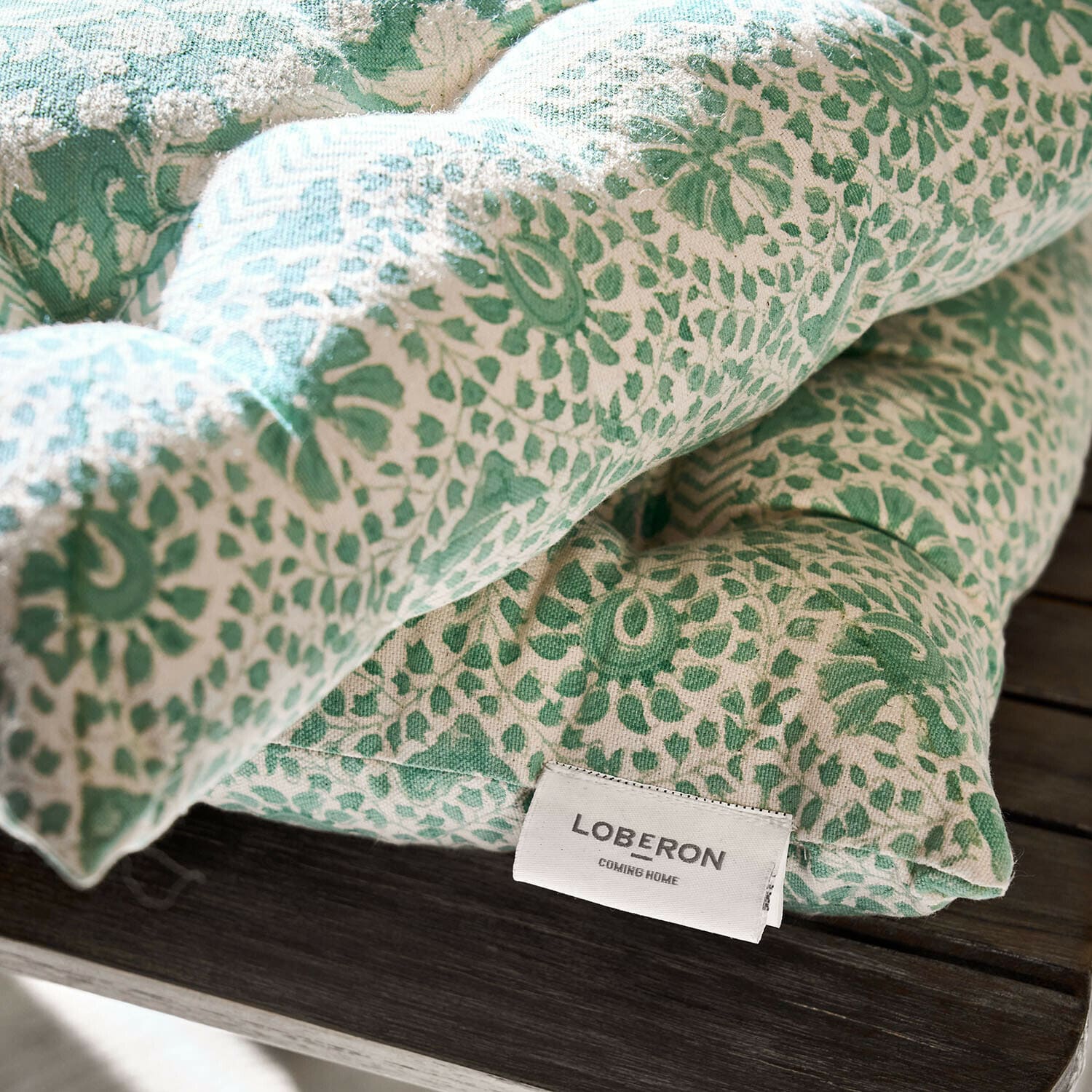 Stoelkussen set van 2 Fleuronnes