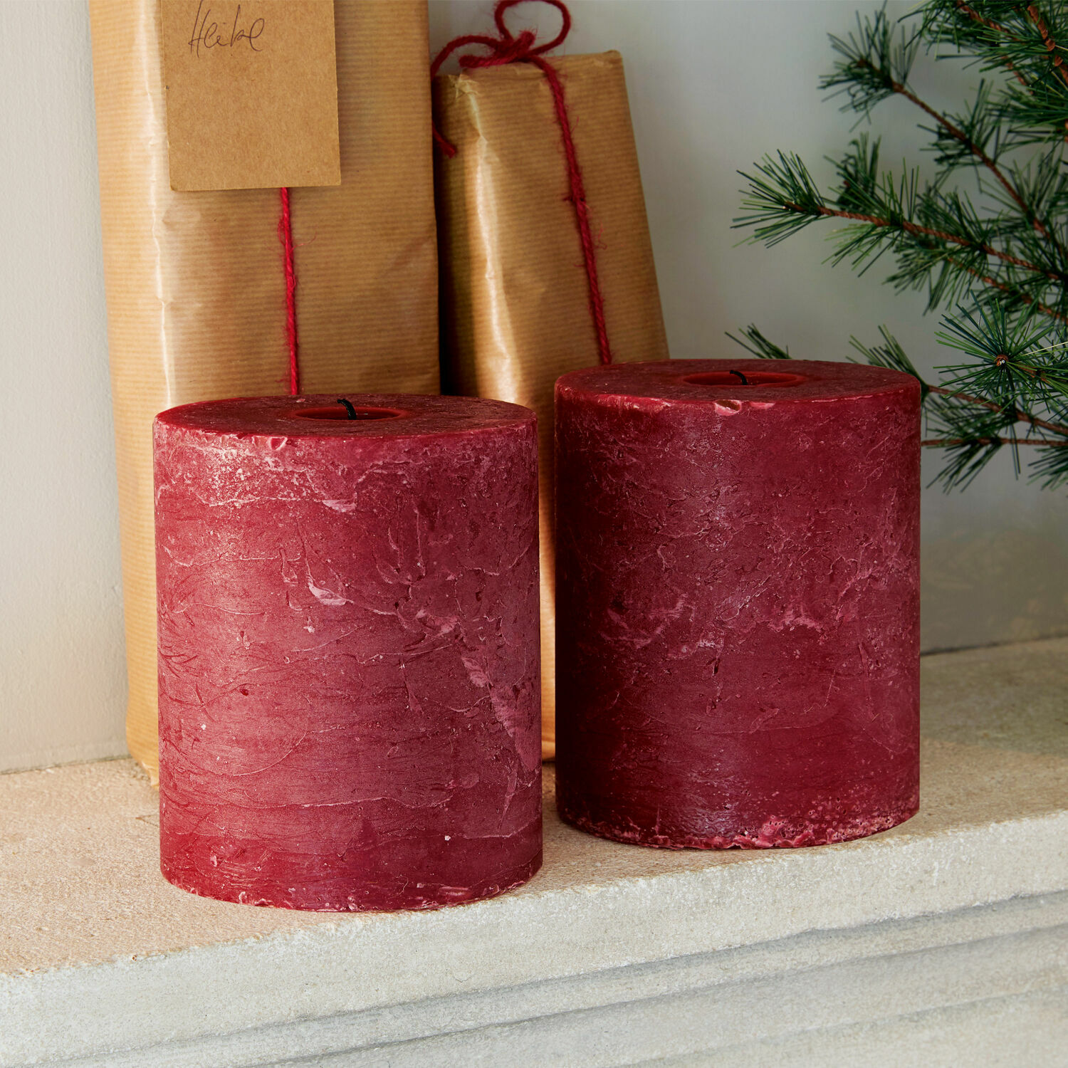 Kaars set van 2 Oviedo