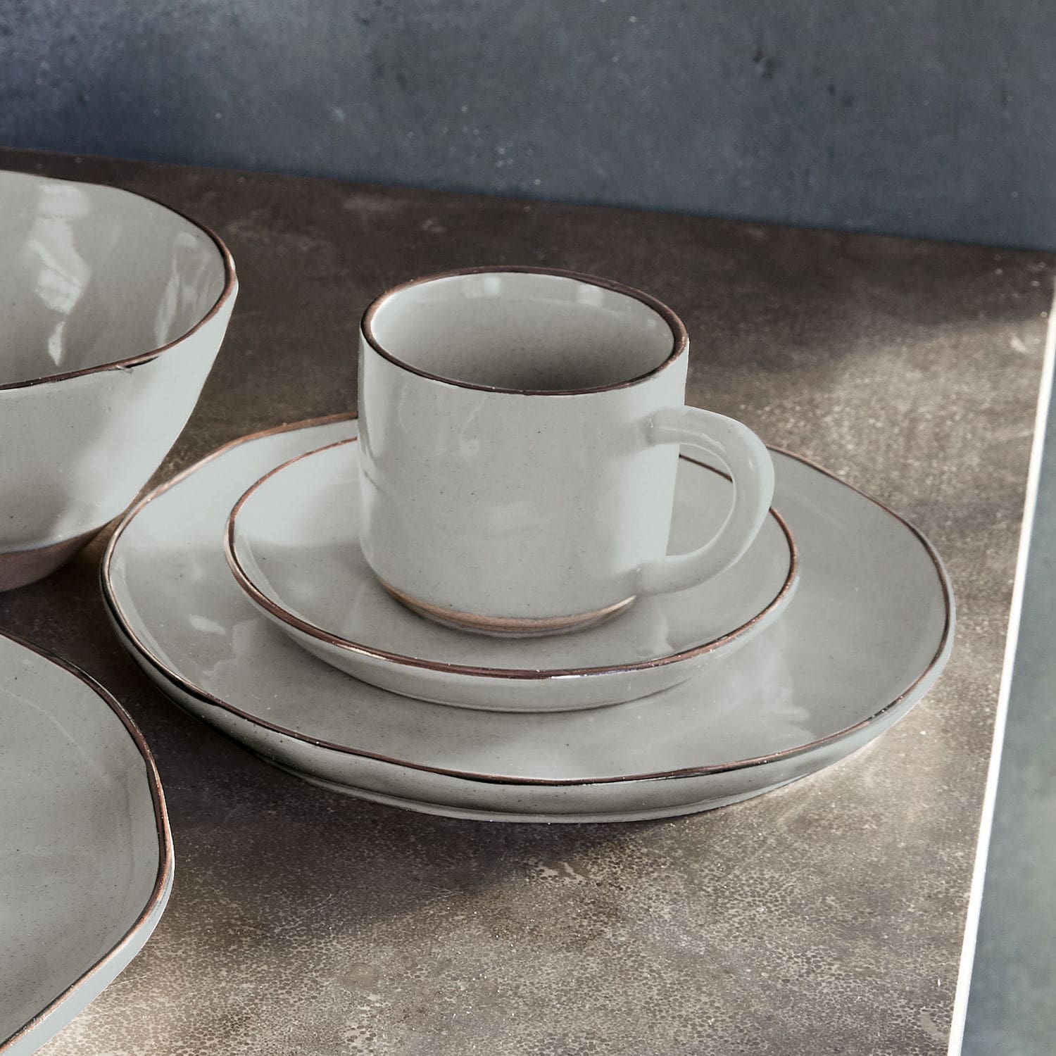 Dessertbordje set van 6 Biarré