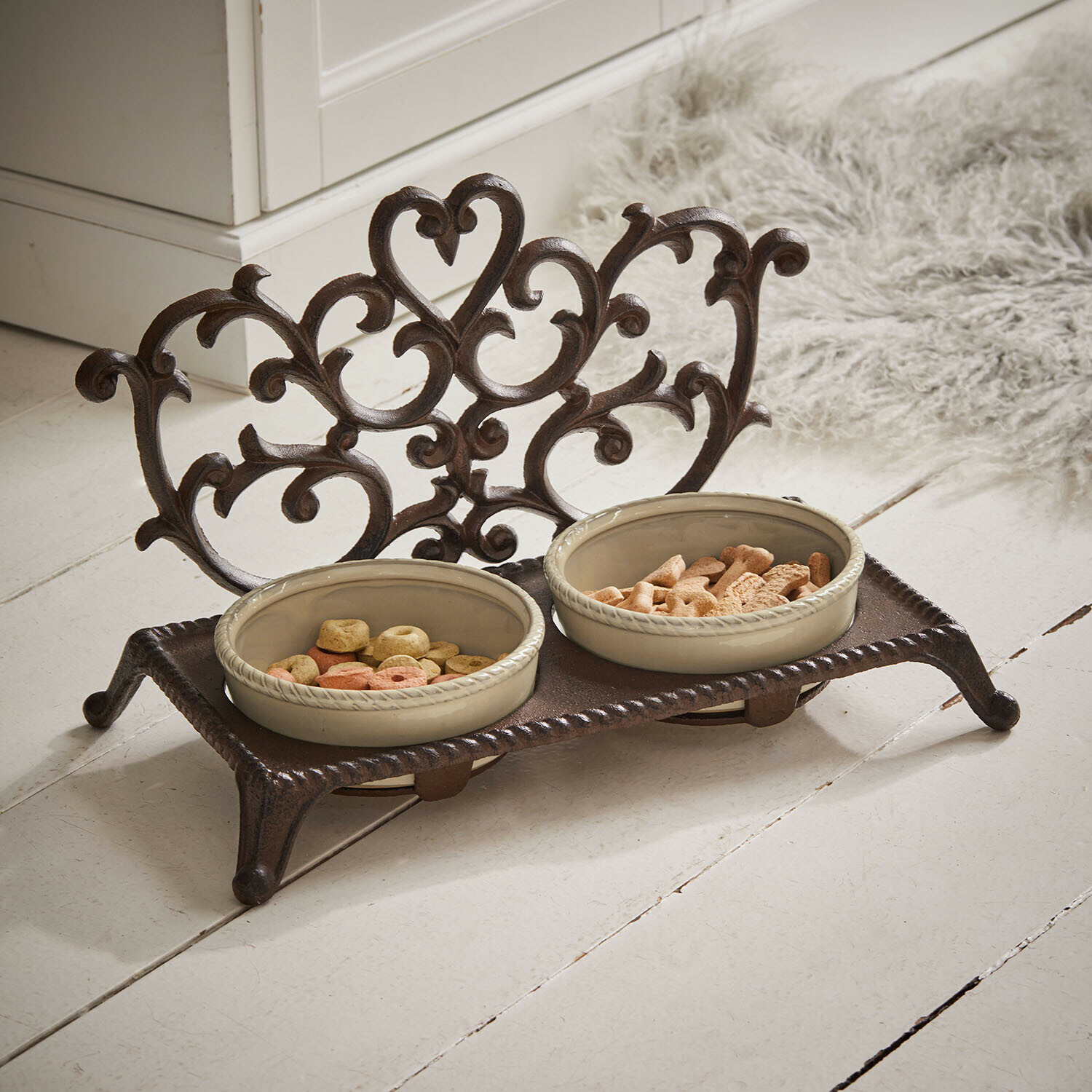 Houder voor voerbakjes Pawilo