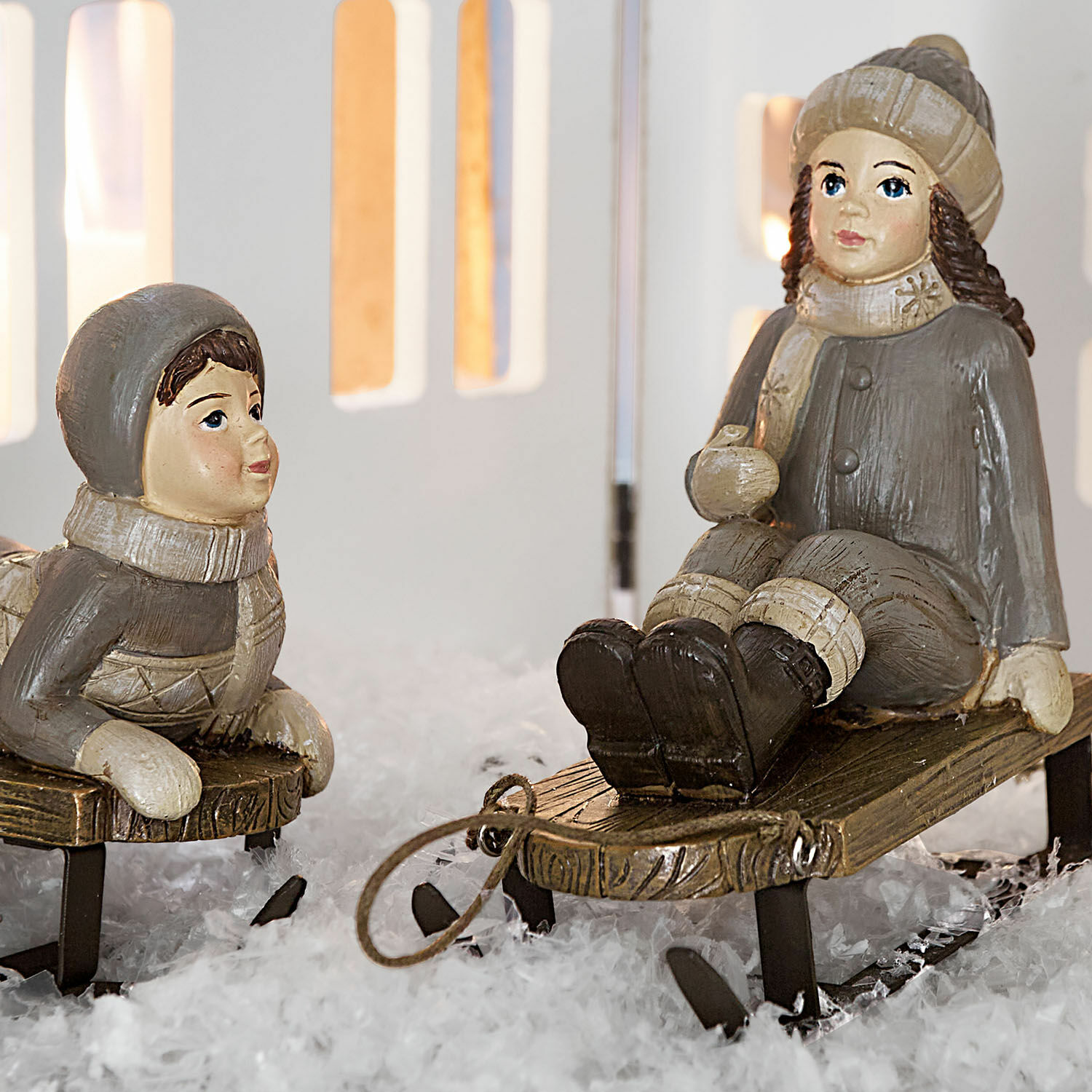 Sierbeeldje set van 2 Xavienne