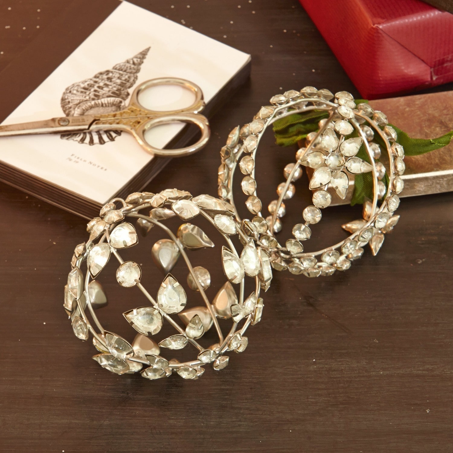Kerstversiering set van 2 Lizanne